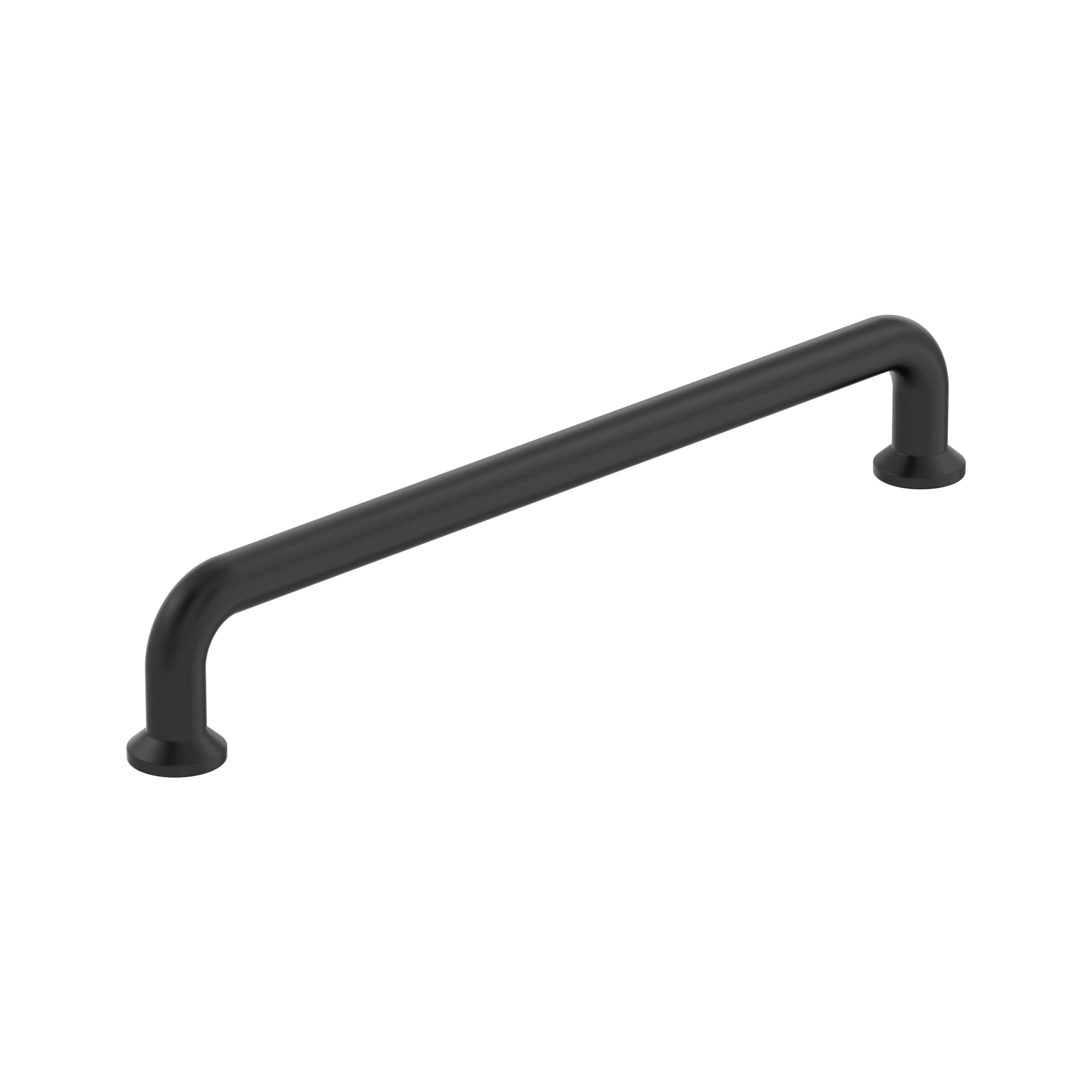 Amerock BP36965FB Factor 12-in , 305mm Center to Center Matte Black Arch Handle For Use on Appliances Drawer Pulls