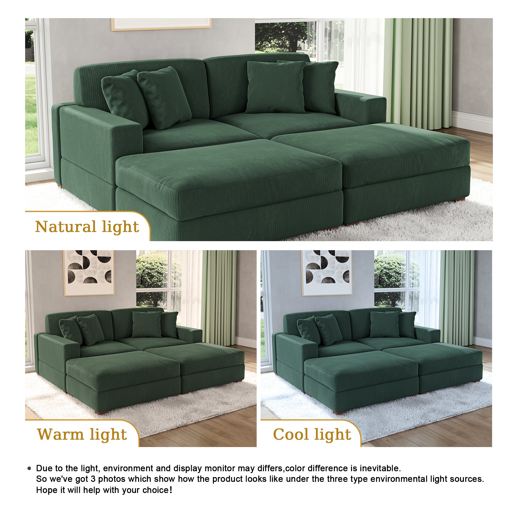 Dreamsidea CS7-HG-L-R-OTX2 Sofas-Loveseats - View #6
