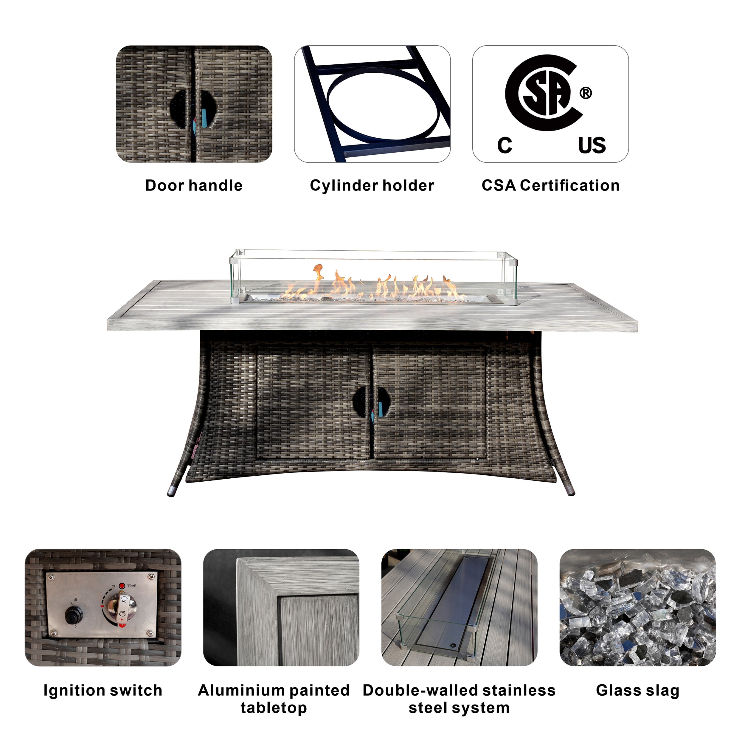 Moda Furnishings 1106RA-T-G Patio-Tables - View #6