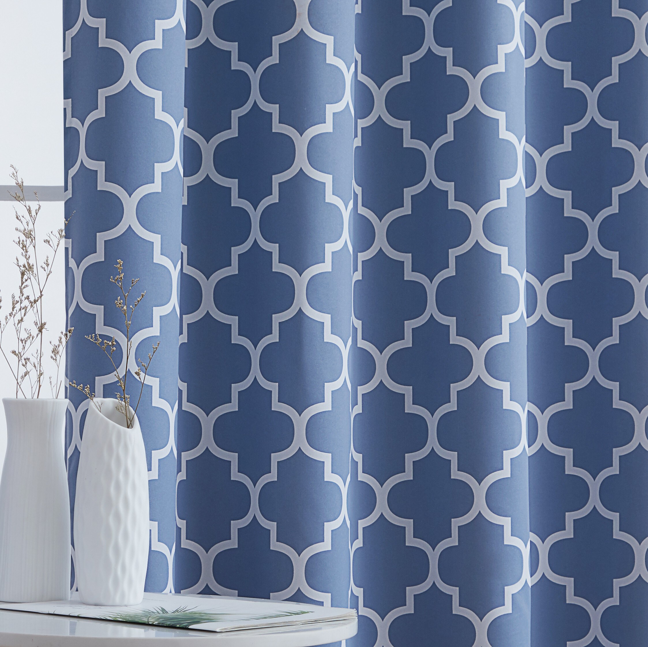 HLC.me LTTCPRNT-54STNEBL curtains - View #3