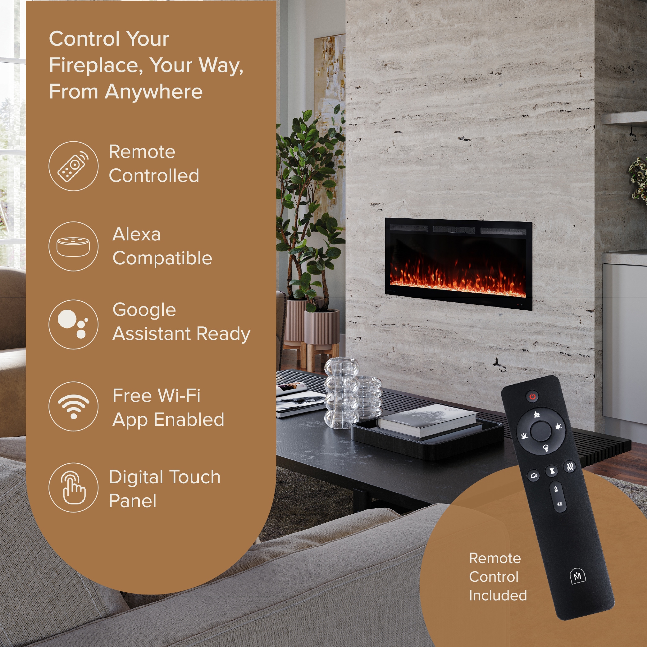 Modern Ember ME-VIB-42 Electric-Fireplaces - View #4