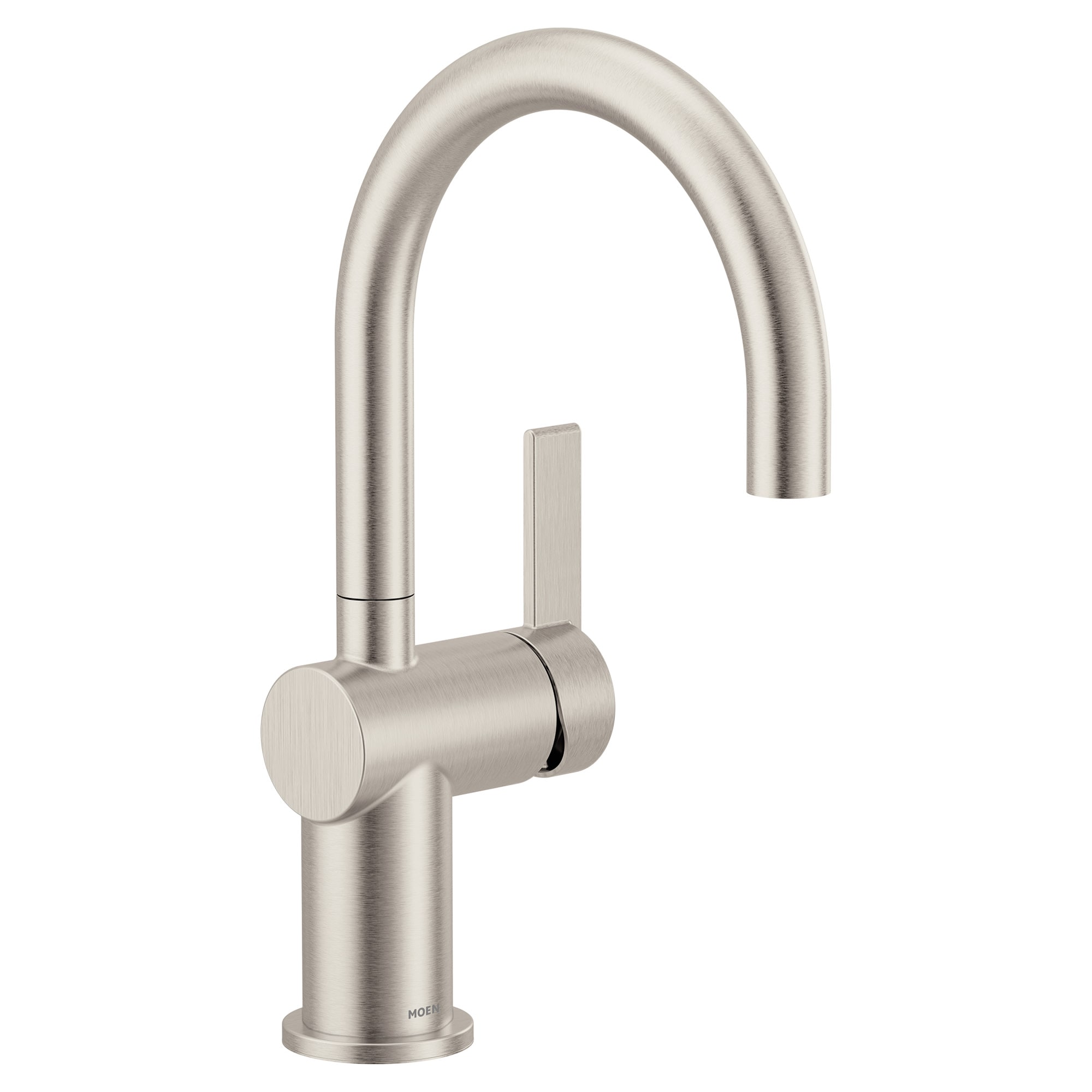 Moen 5622SRS Spot Resist Stainless Single Handle Deck-mount Handle Residential Mid-arc Kitchen Faucet