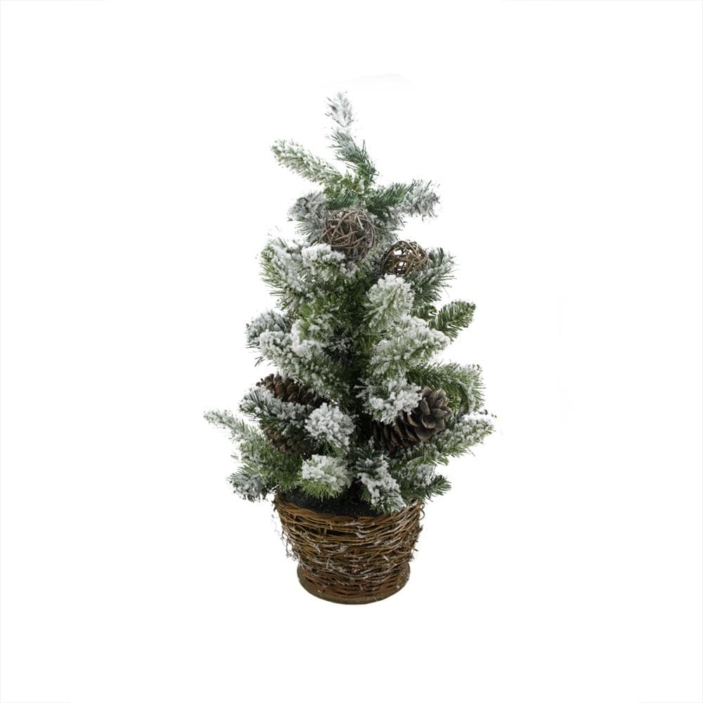 Northlight 31461957 2-ft Pine Flocked Artificial Christmas Tree