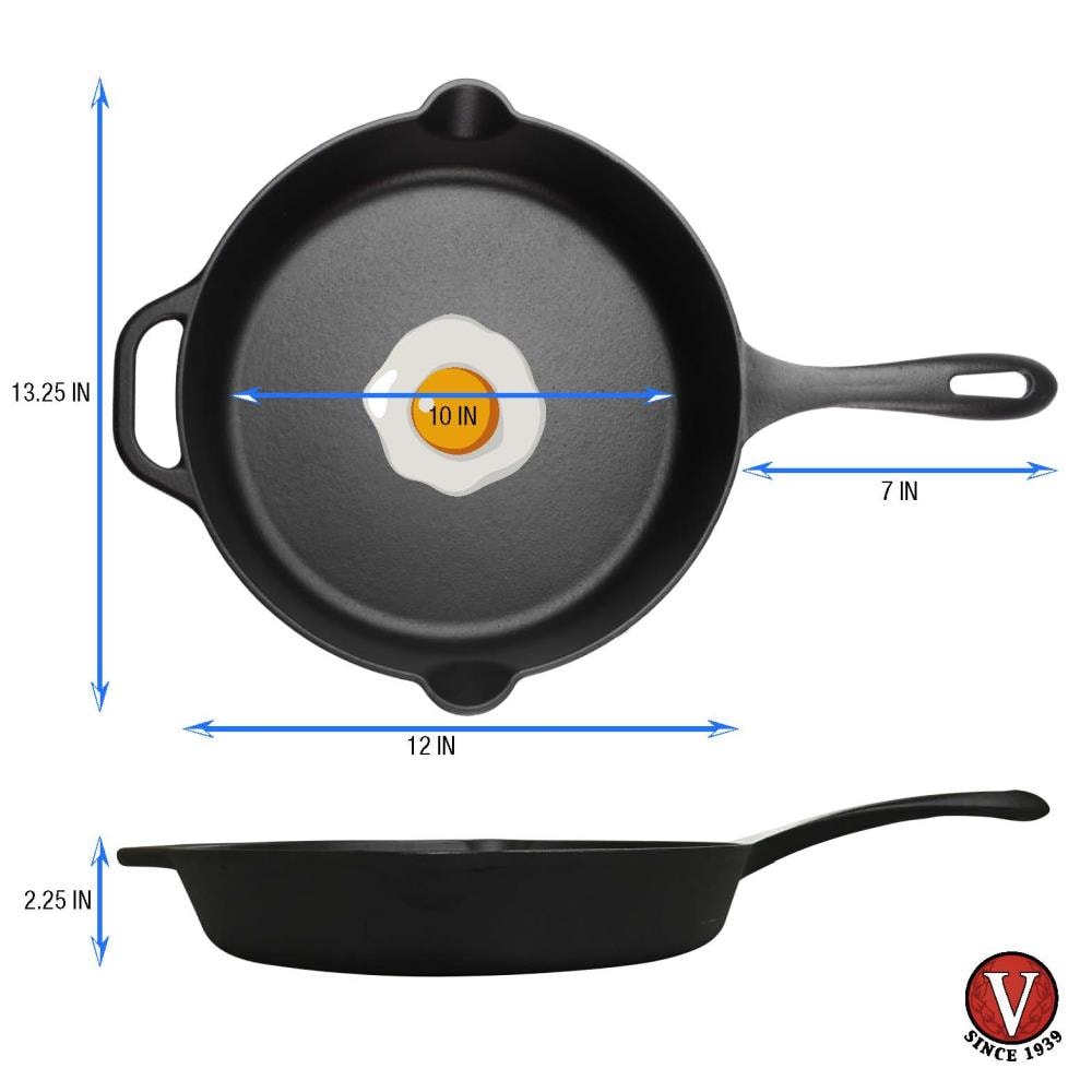 12-Inch Skillet, Polished – Victoria SIGNATUREseries