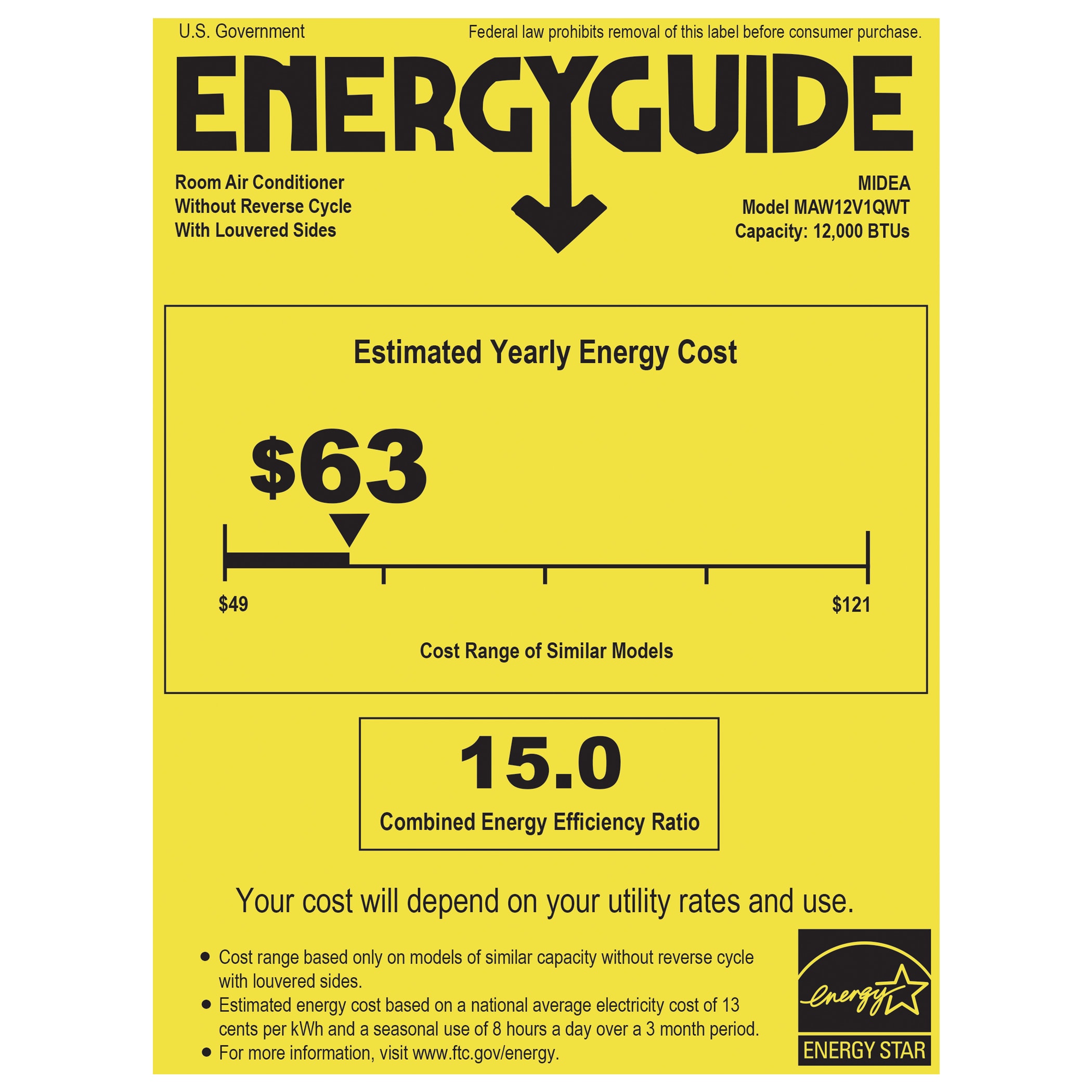 Midea MAW12V1QWT Window-Air-Conditioners - View #12