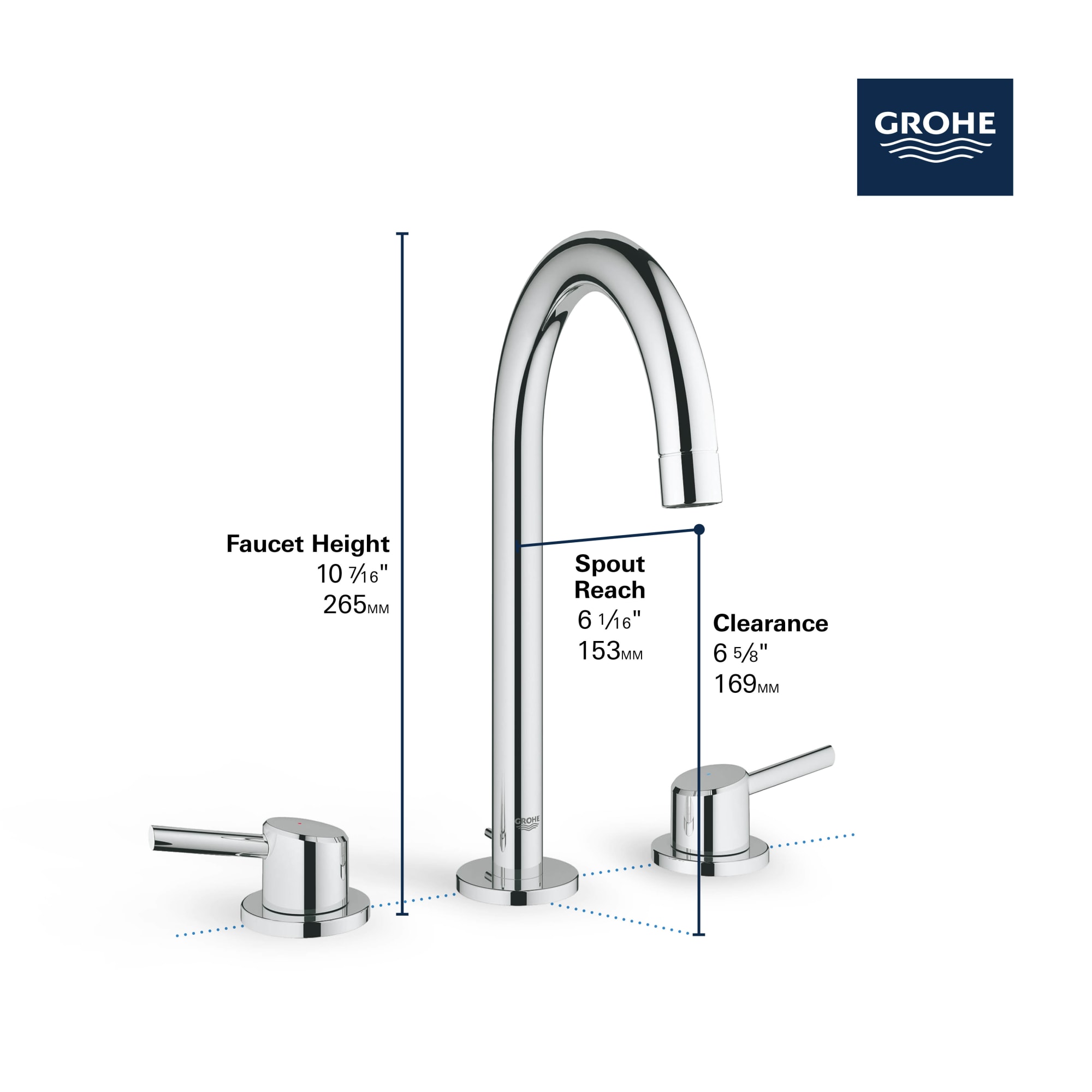 GROHE 20217ENA Lavatory-Faucets - View #4