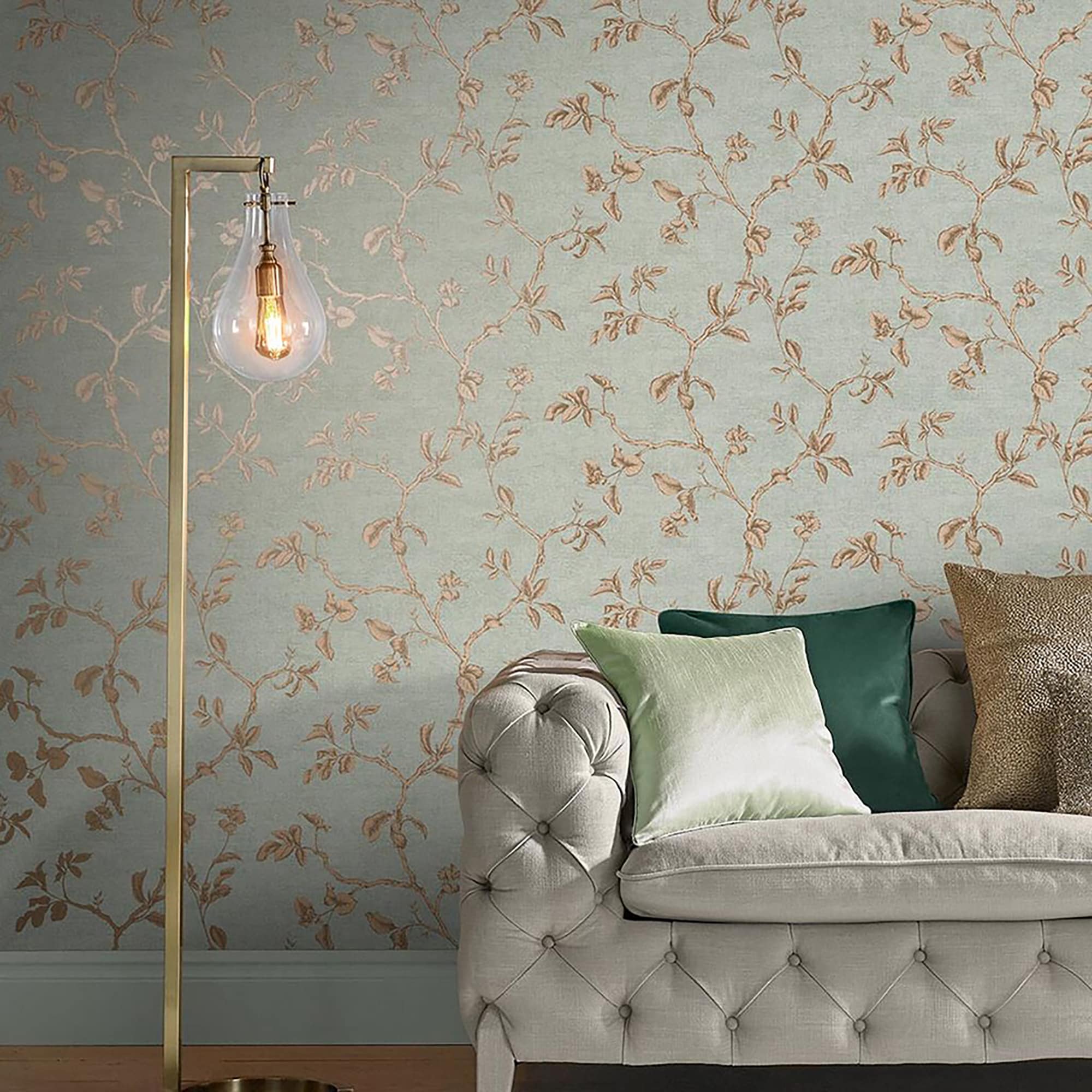 Graham & Brown Twining Meadow Wallpaper Sample in the Wallpaper