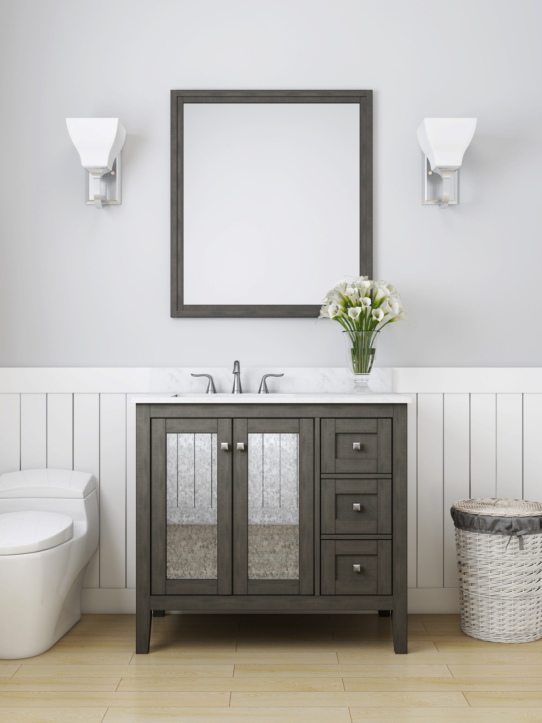 allen + roth WSLW36LGV Bath-Vanity-Combo - View #11