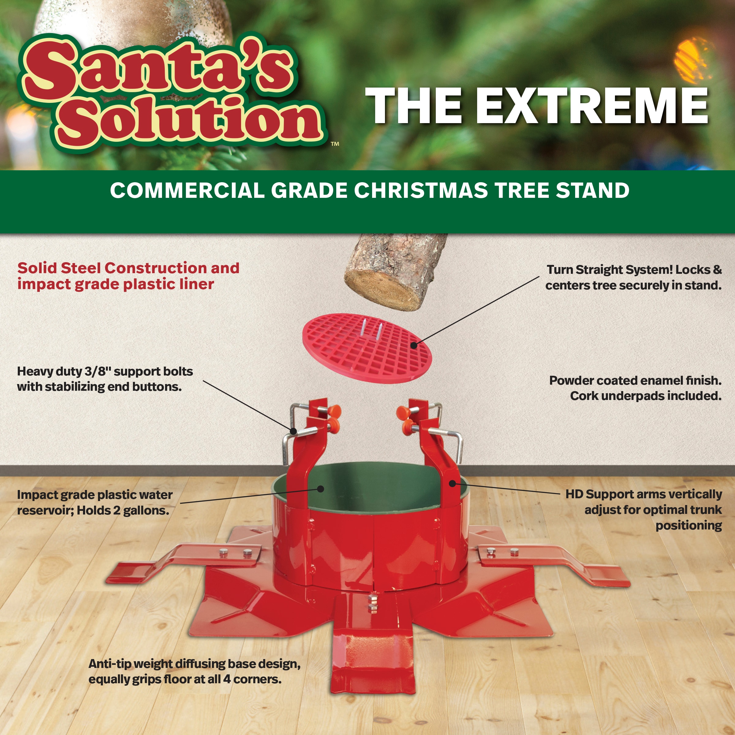 Santa's Solution Extreme Christmas Tree Stand 