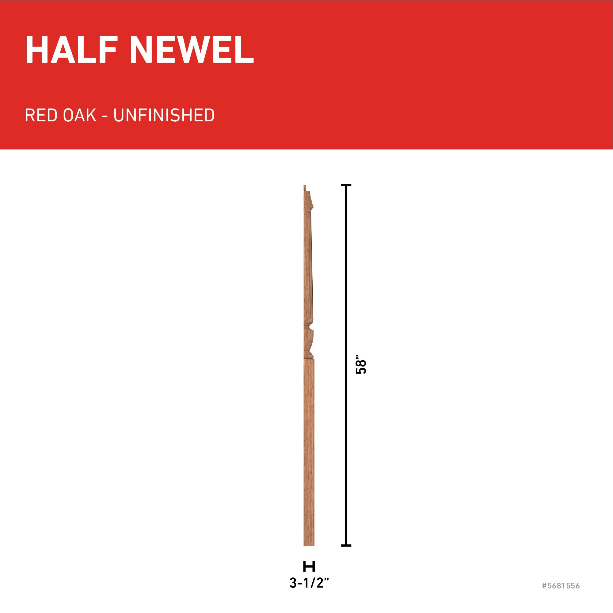 L.J. Smith Stair Systems LJF-3015 1-2-O Interior-Stairpart-Newel-Posts - View #3