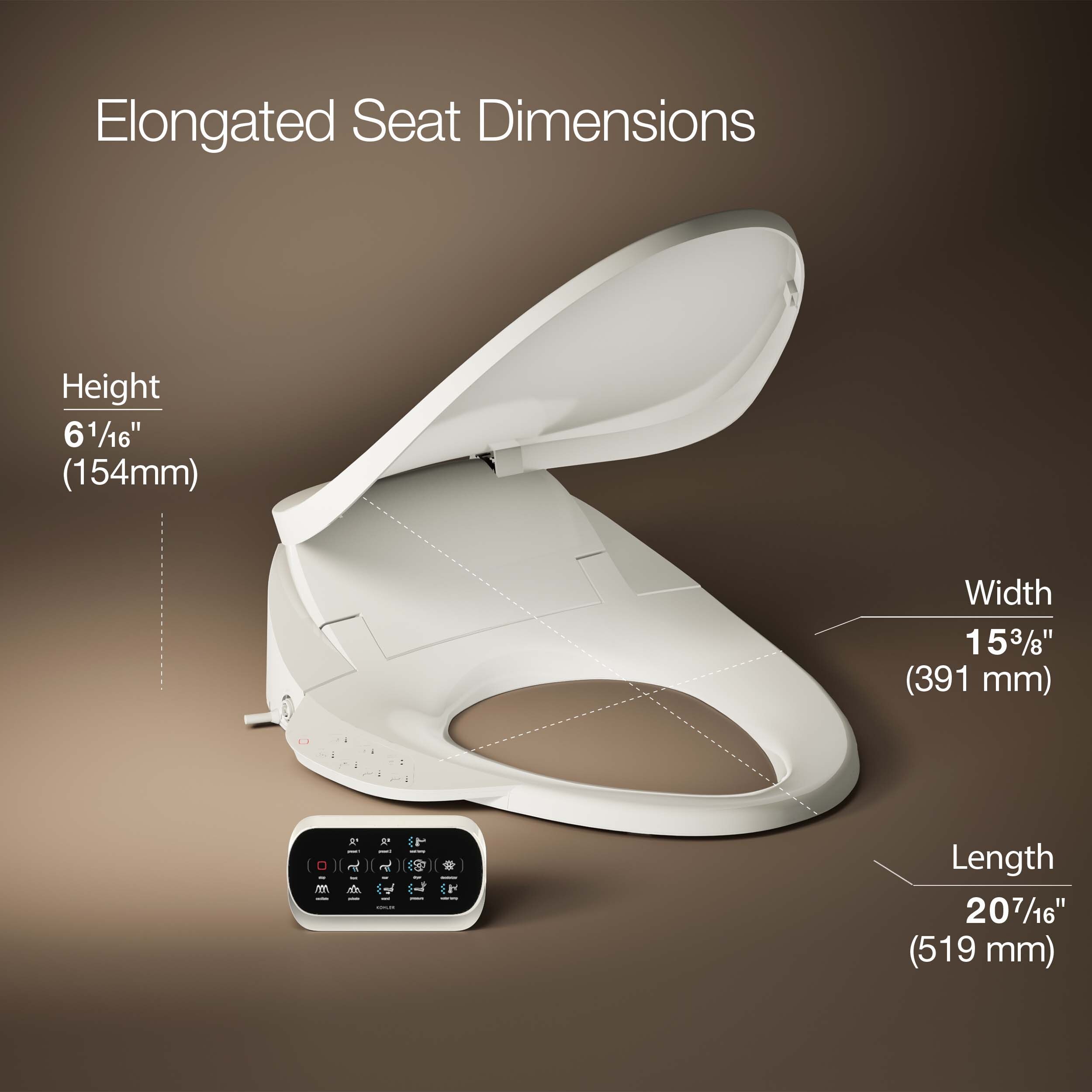 KOHLER 4108-96 Bidet-Toilet-Seats - View #4