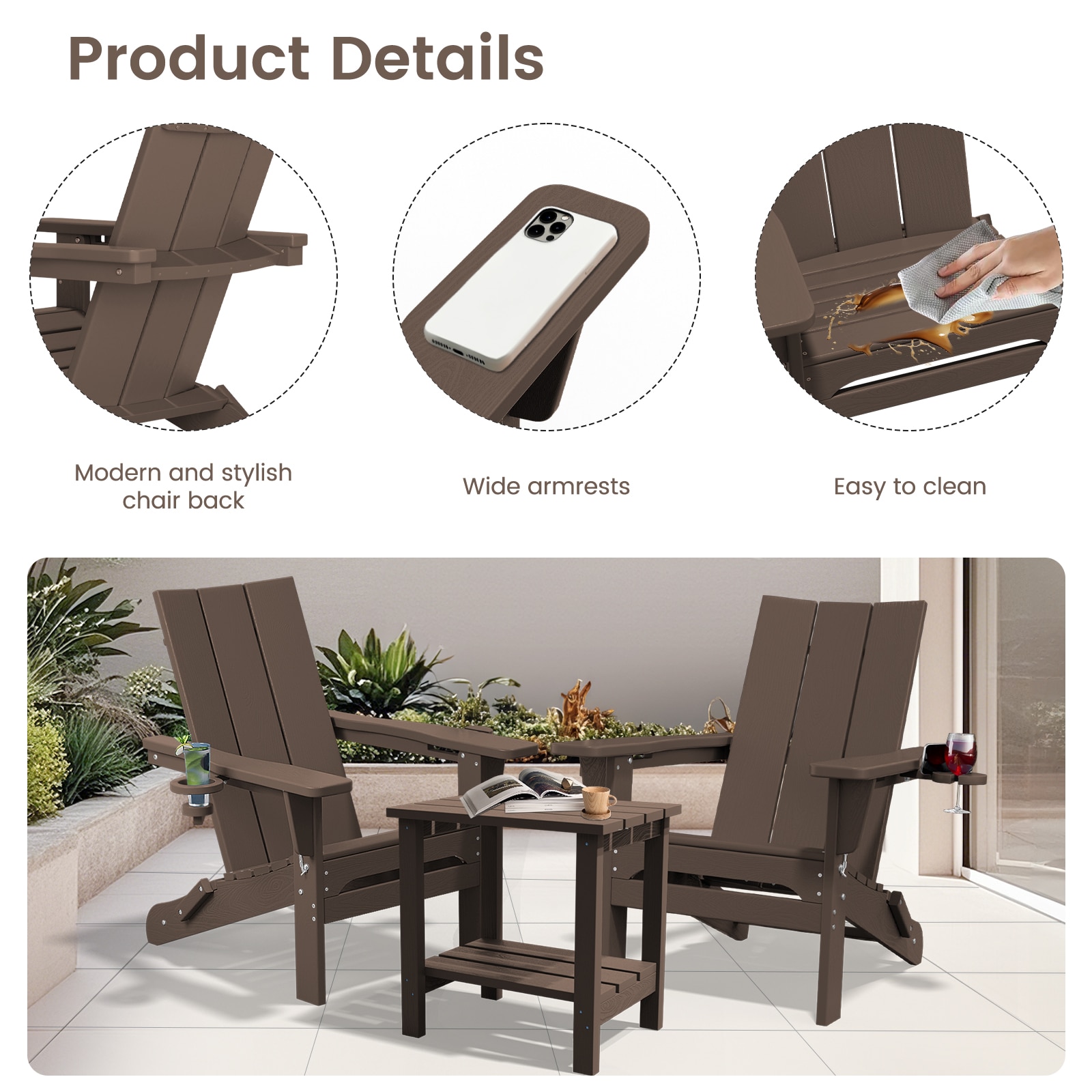 JEAREY YDQWY-GD-LB Patio-Chairs - View #5