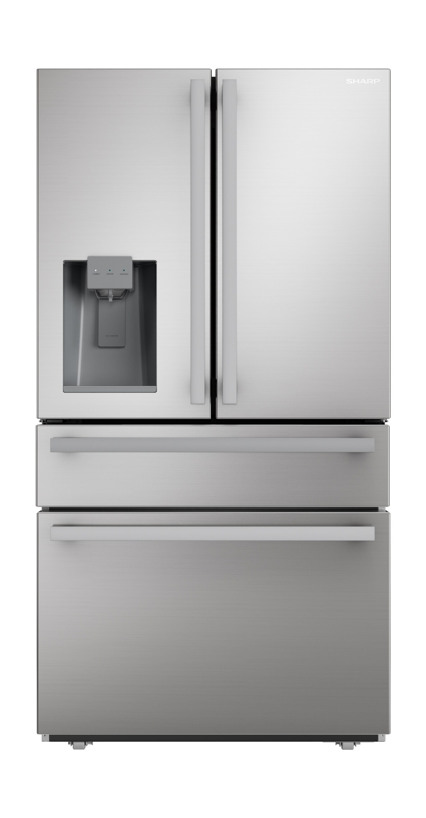 21.5 Cu. Ft. Counter-Depth 4-Door Refrigerator Stainless Steel