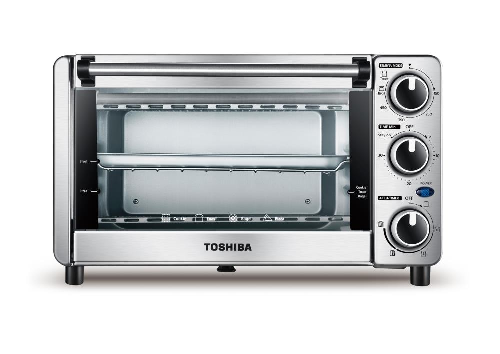 Toshiba 4-Slice Stainless Steel Toaster Oven