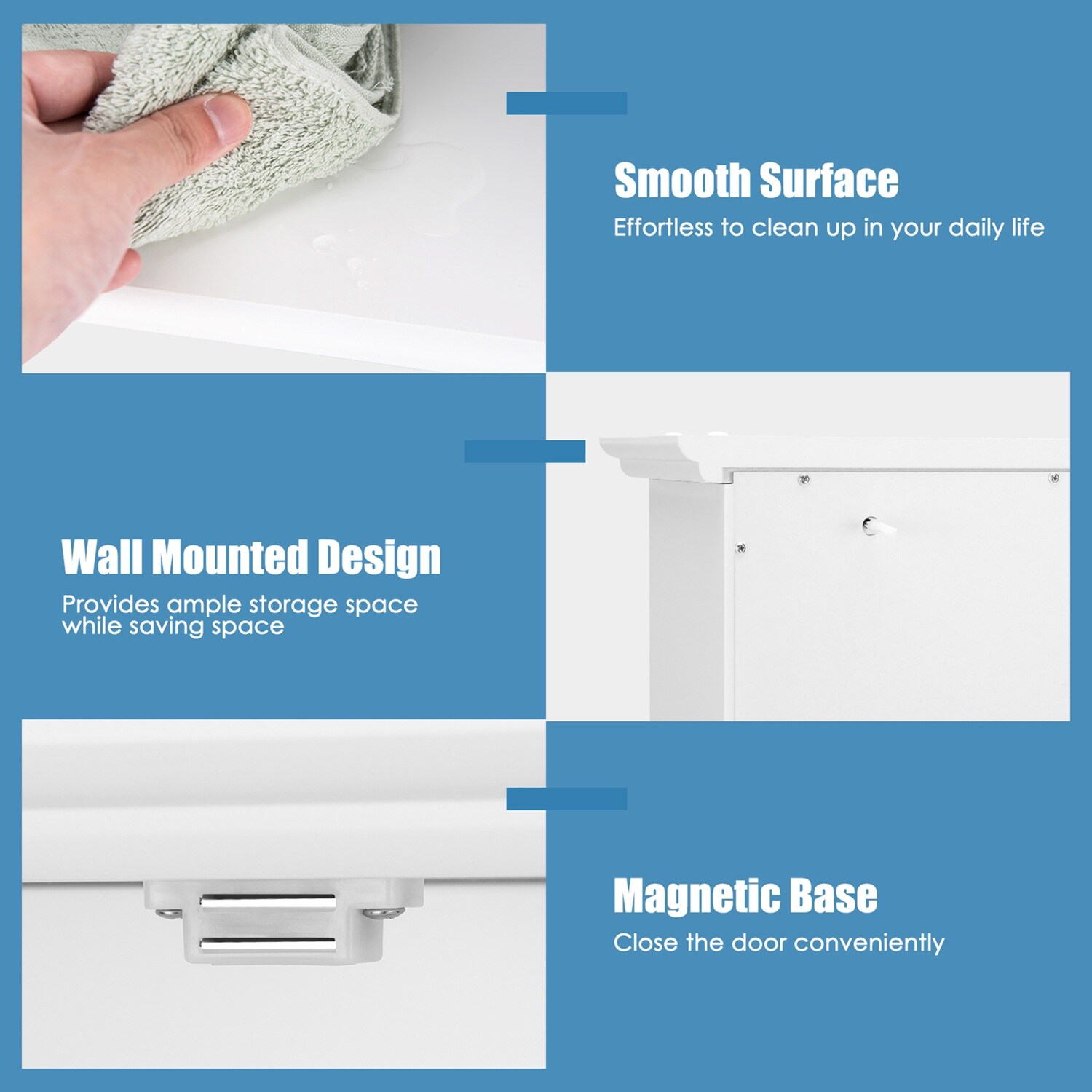Costway CSHY000135 Bathroom-Medicine-Cabinets - View #7