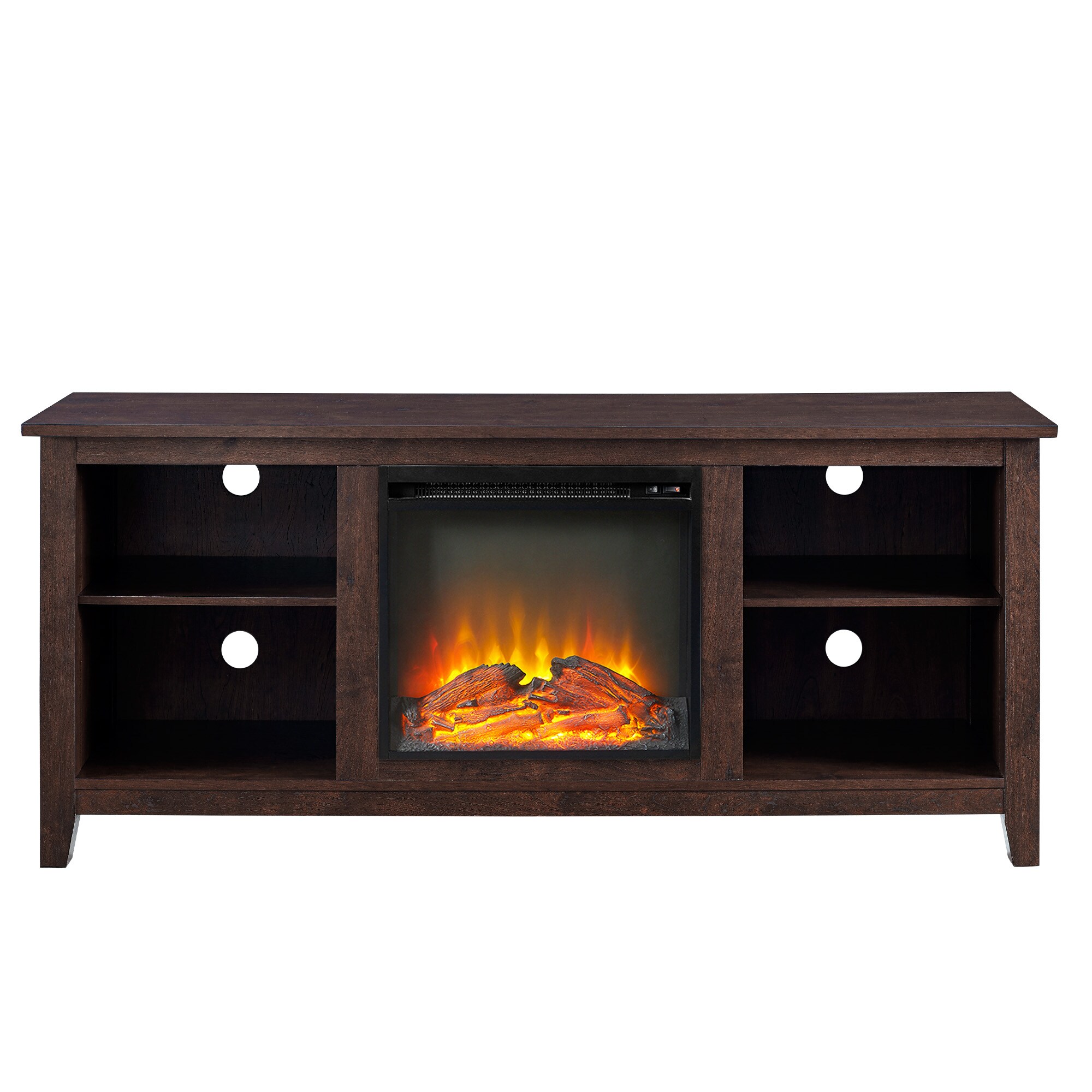 Walker Edison W58FP18TB Electric-Fireplaces - View #4