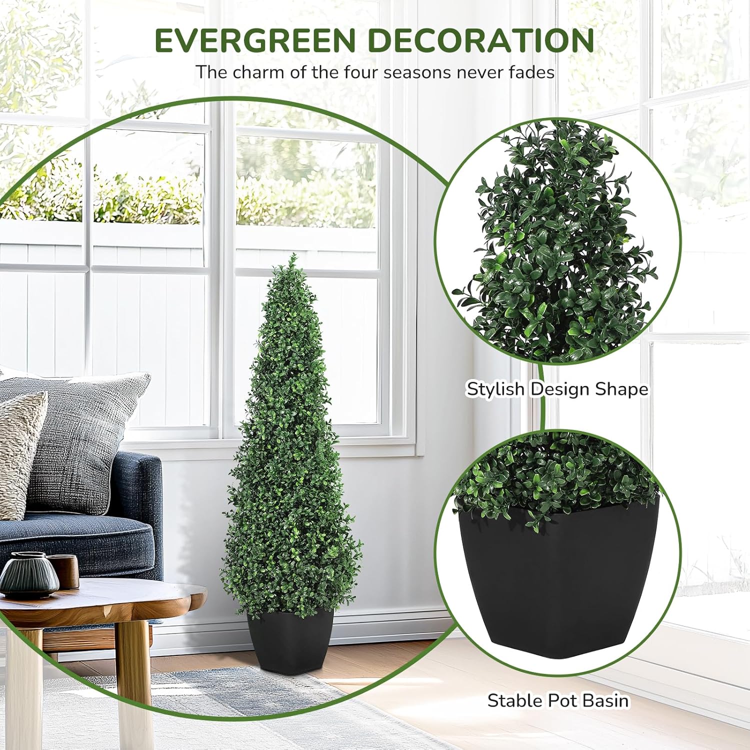 WhizMax DF-PHK-33F6NGT3 Artificial-Plants-Trees - View #2