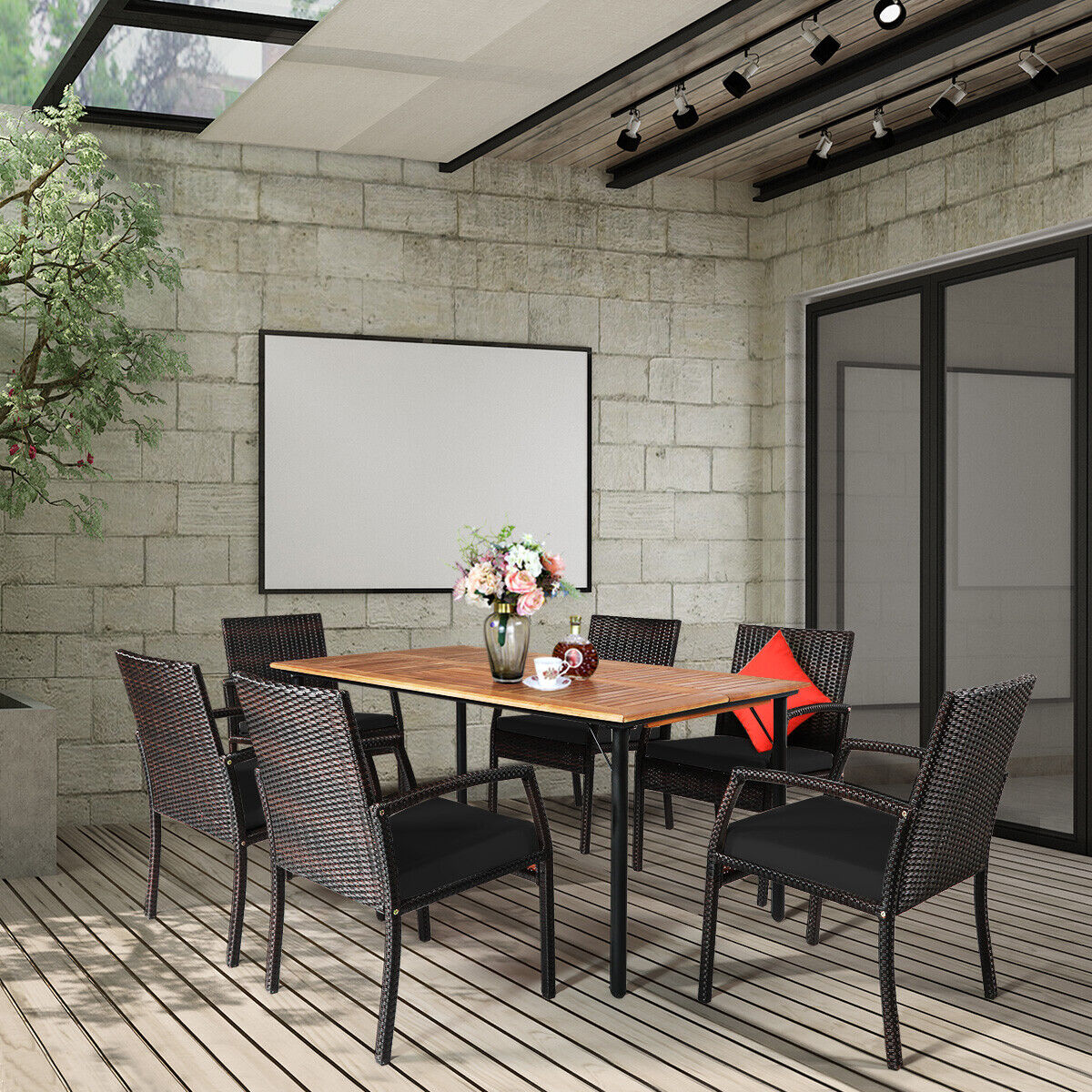 Forclover HBV-0680DK Patio-Dining-Sets - View #2