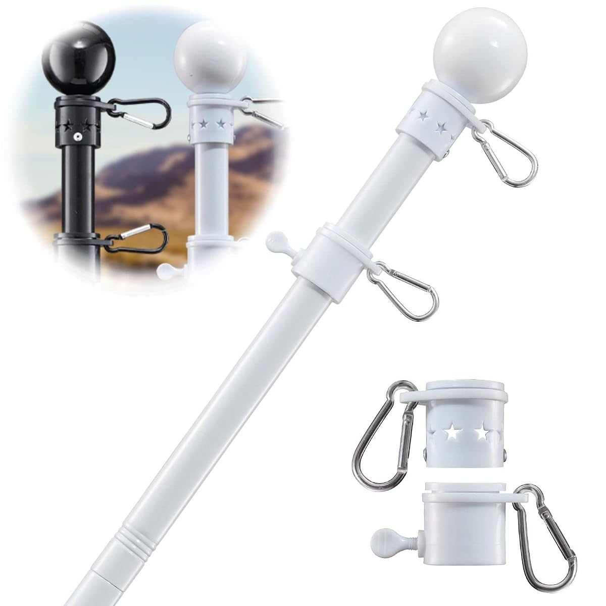 Etokfoks LET5RHRKY Flag-Pole-Accessories - View #3