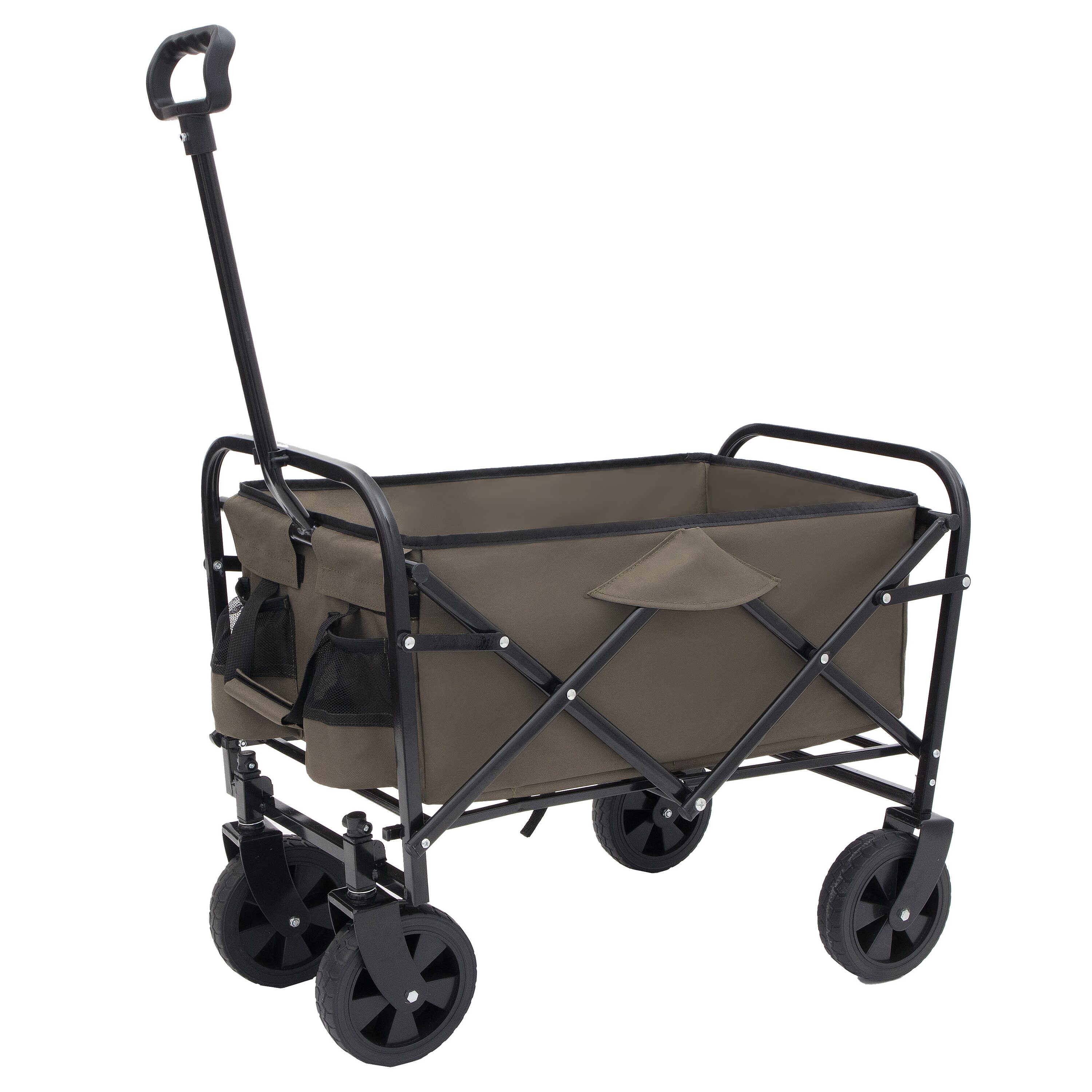 Maocao Hoom JLP210073 Foldable Wagon Cart 2.1-cu ft Steel Folding Yard Cart