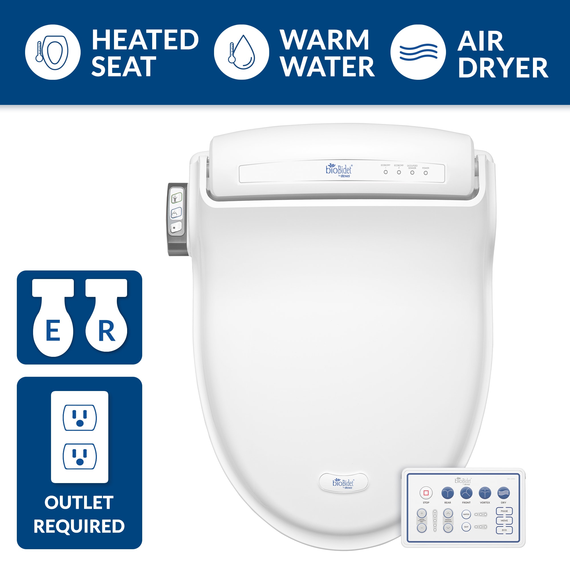 Bio Bidet BB1000E DRY Bidet-Toilet-Seats - View #2