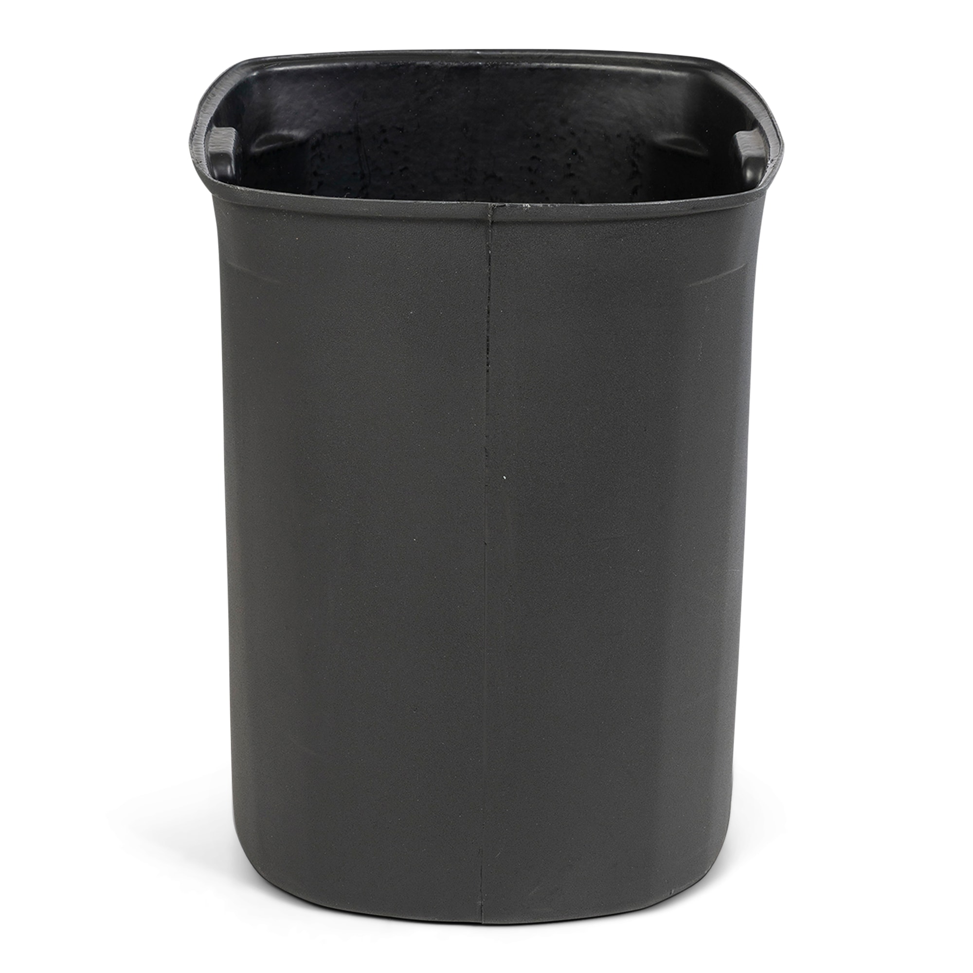 Toter RL045-00BLK 45 Gallon Black Plastic Indoor/Outdoor Lidless Trash Can