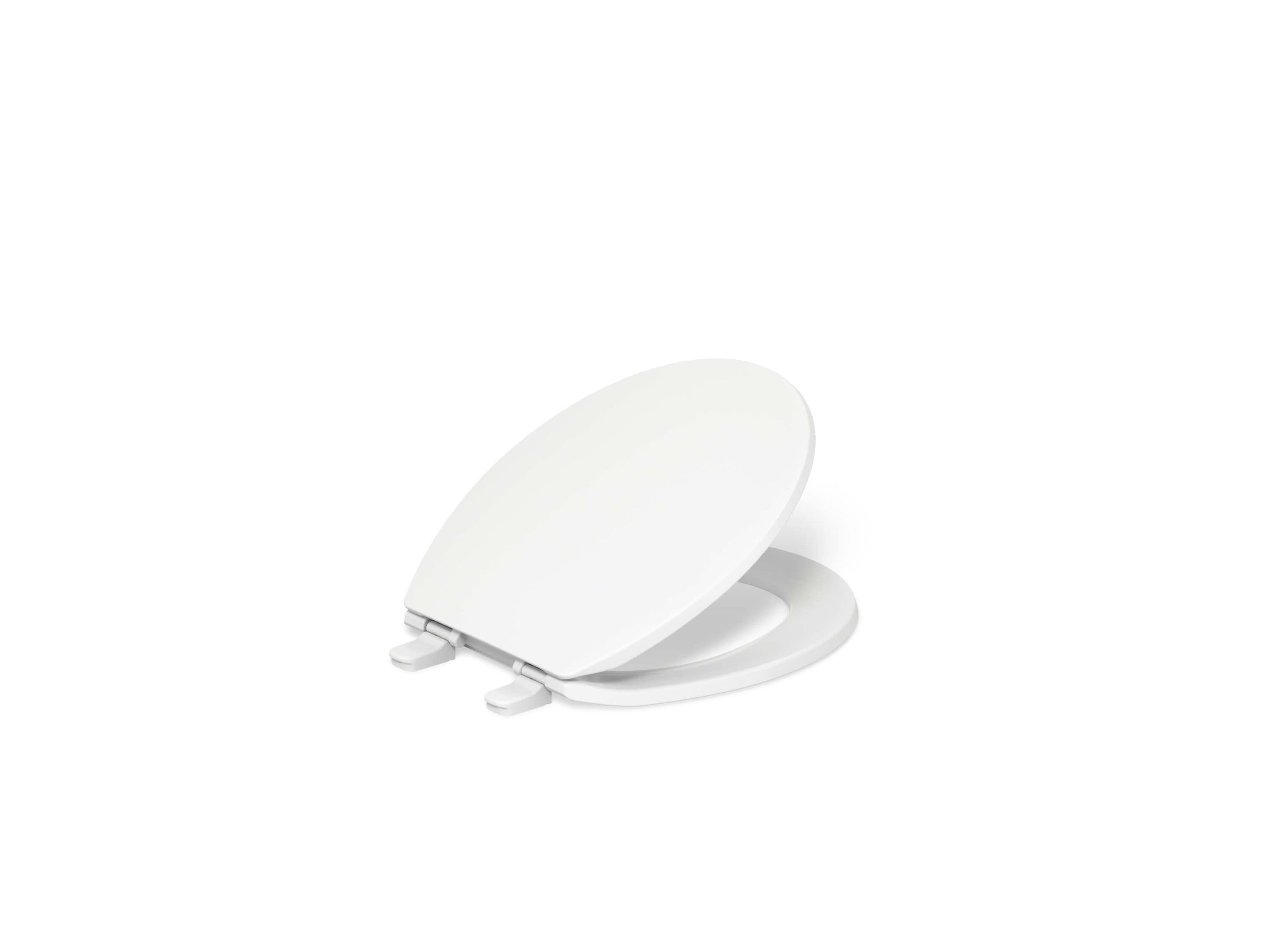 KOHLER R20111-0 Brevia Plastic White Round Soft Close Toilet Seat