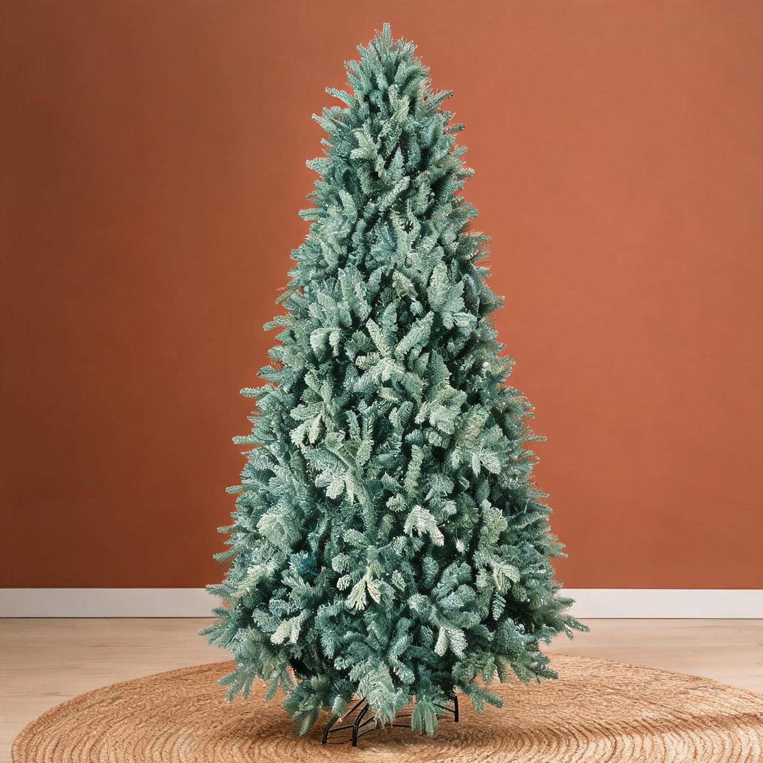 chillscreamni Memory Wire Branches Christmas Trees combining 6 in Green Pvc and Unlit Design