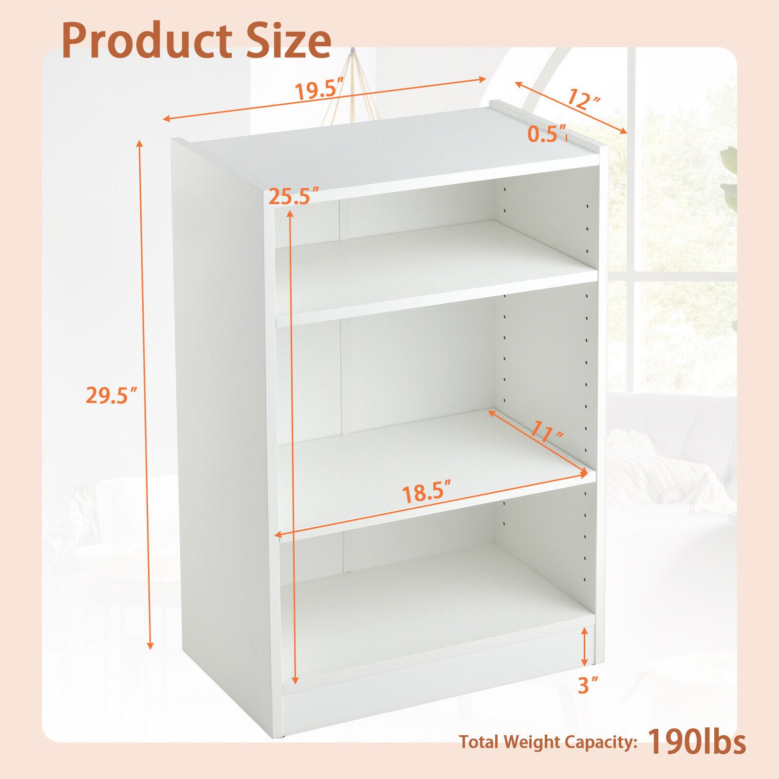 Slickblue D-CO-HW85401BC bookcases - View #5