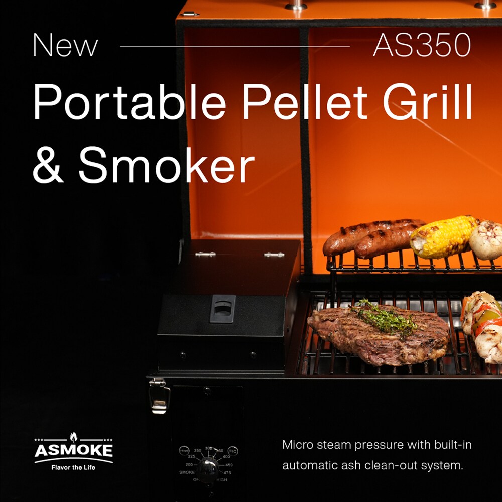 Package Discount : ASMOKE AS350 Portable Wood Pellet Grill and