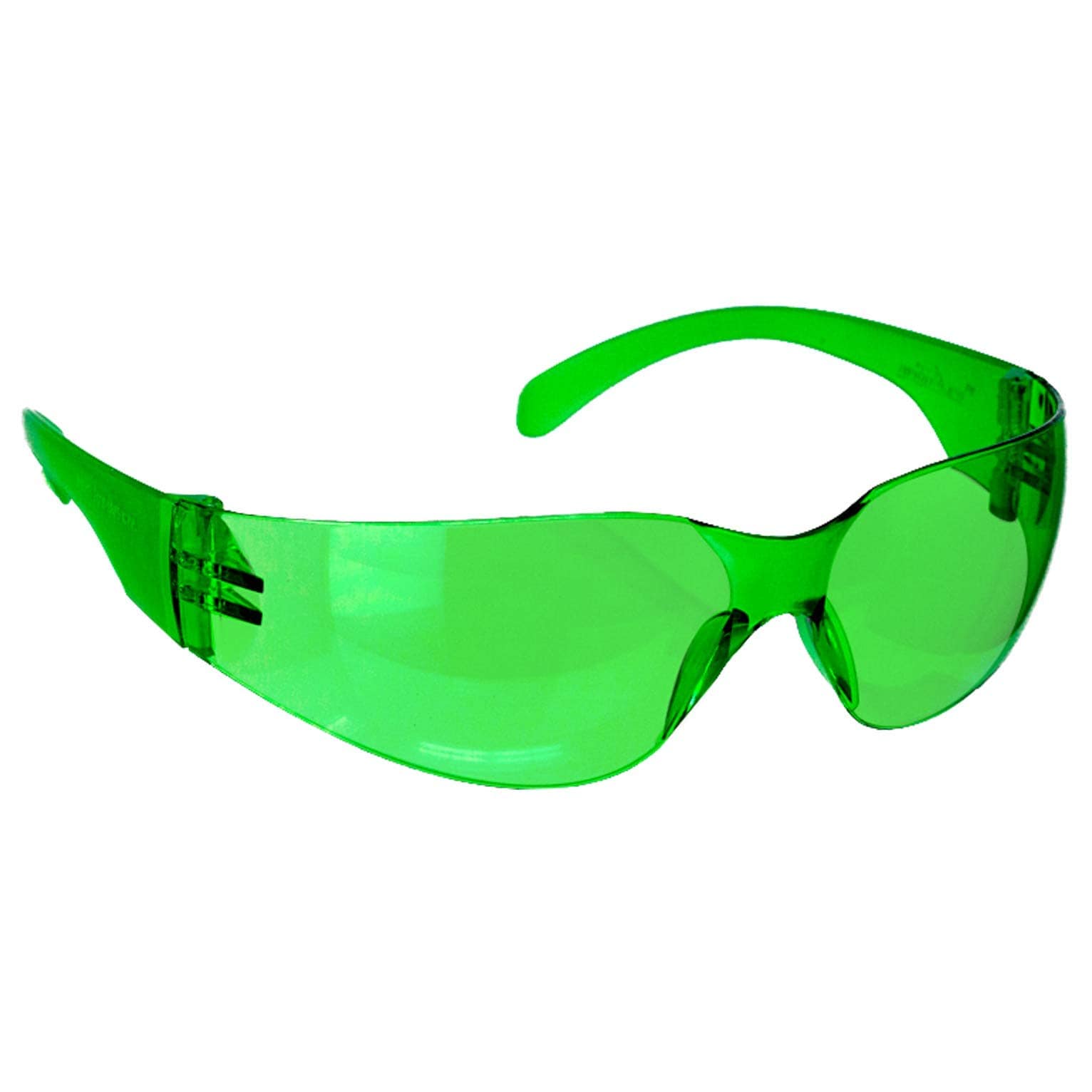 Safe Handler Green, Crystal Clear Lens Color Temple Safety glasses  (36-Pairs) BLSH-ESCR-CLLCT-SG8GR-36 - The Home Depot