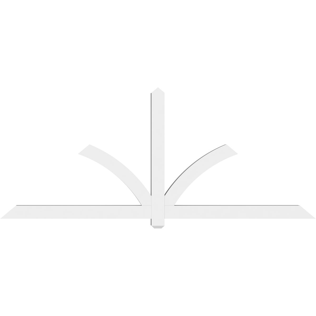 Ekena Millwork GBP096X40X0404RED00 Exterior-Brackets-Braces - View #2