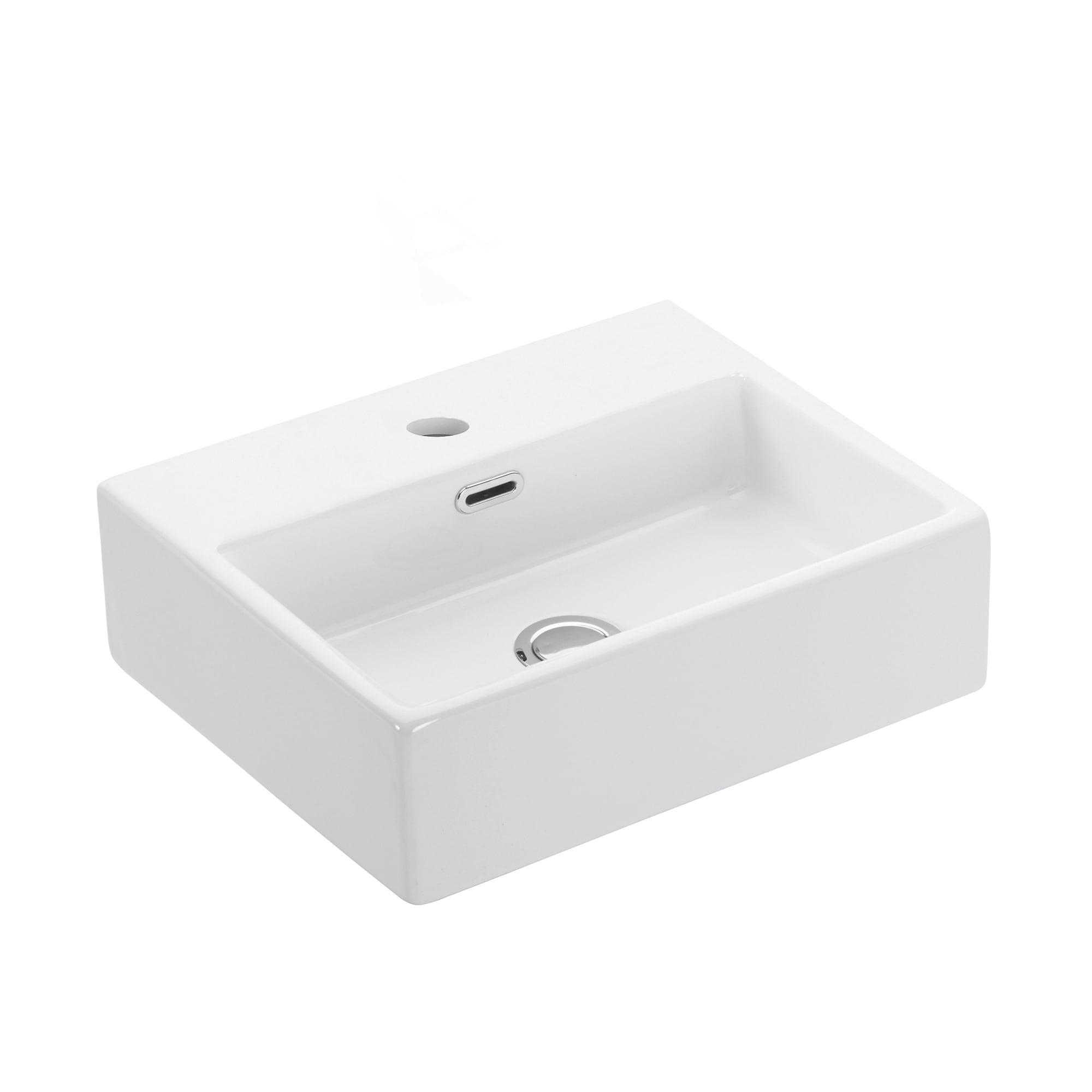 WS Bath Collections Quattro Ceramic Wall-mount Rectangular Modern ...