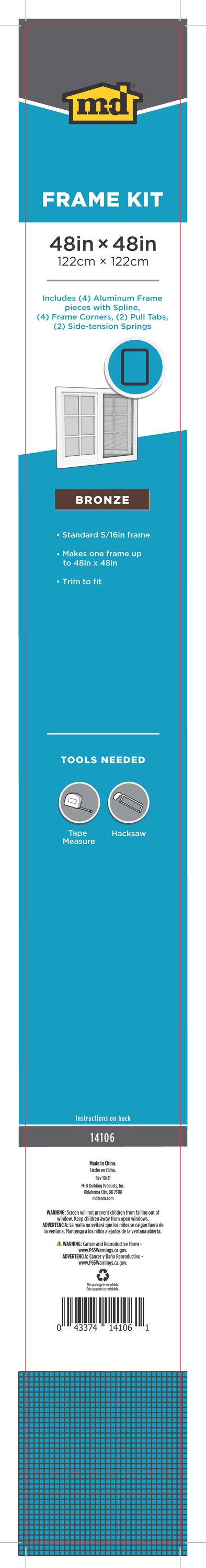 M-D 14106 Replacement-Screens-Tools - View #7