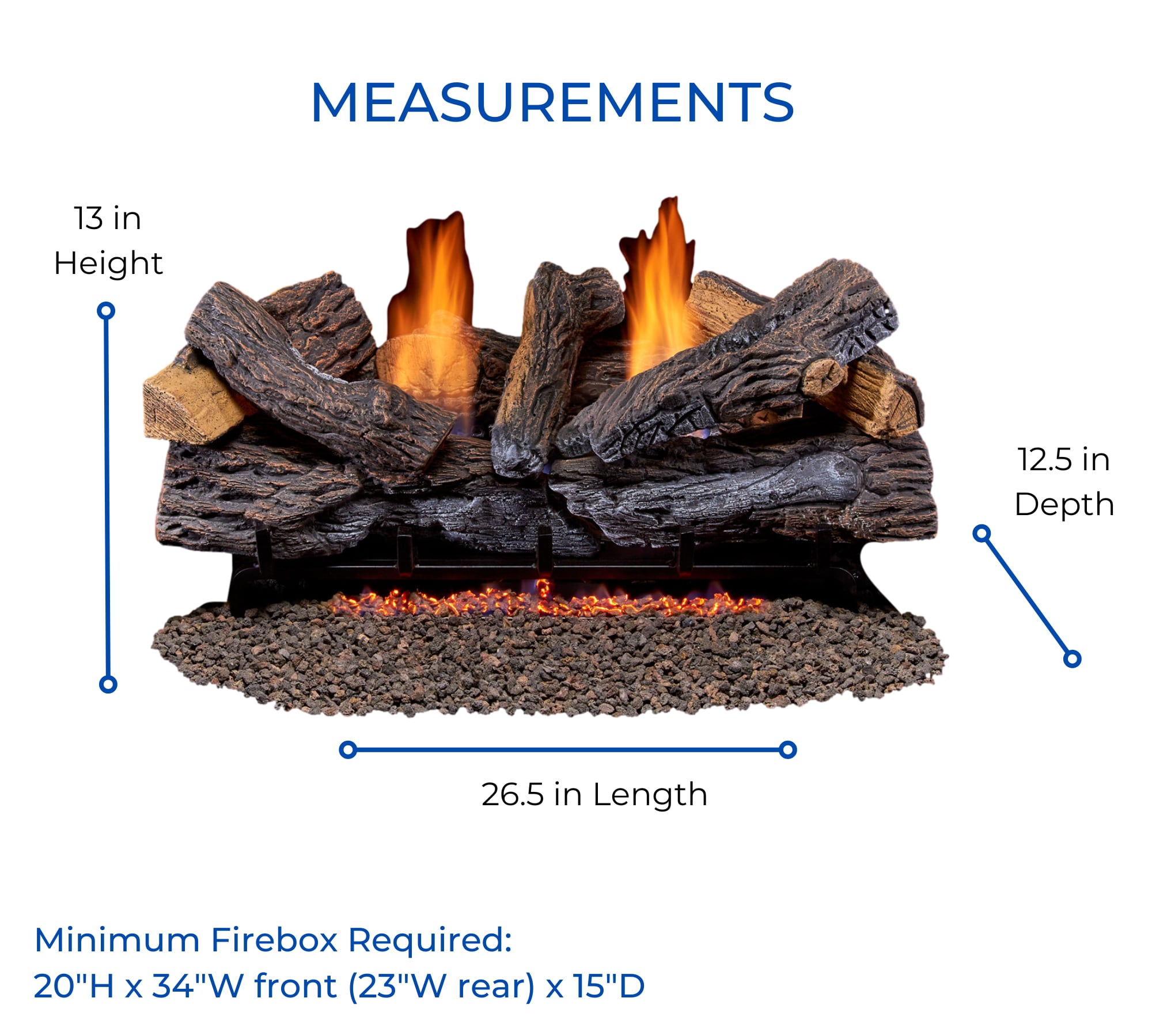 Duluth Forge DLS-30R-2 Gas-Logs - View #6