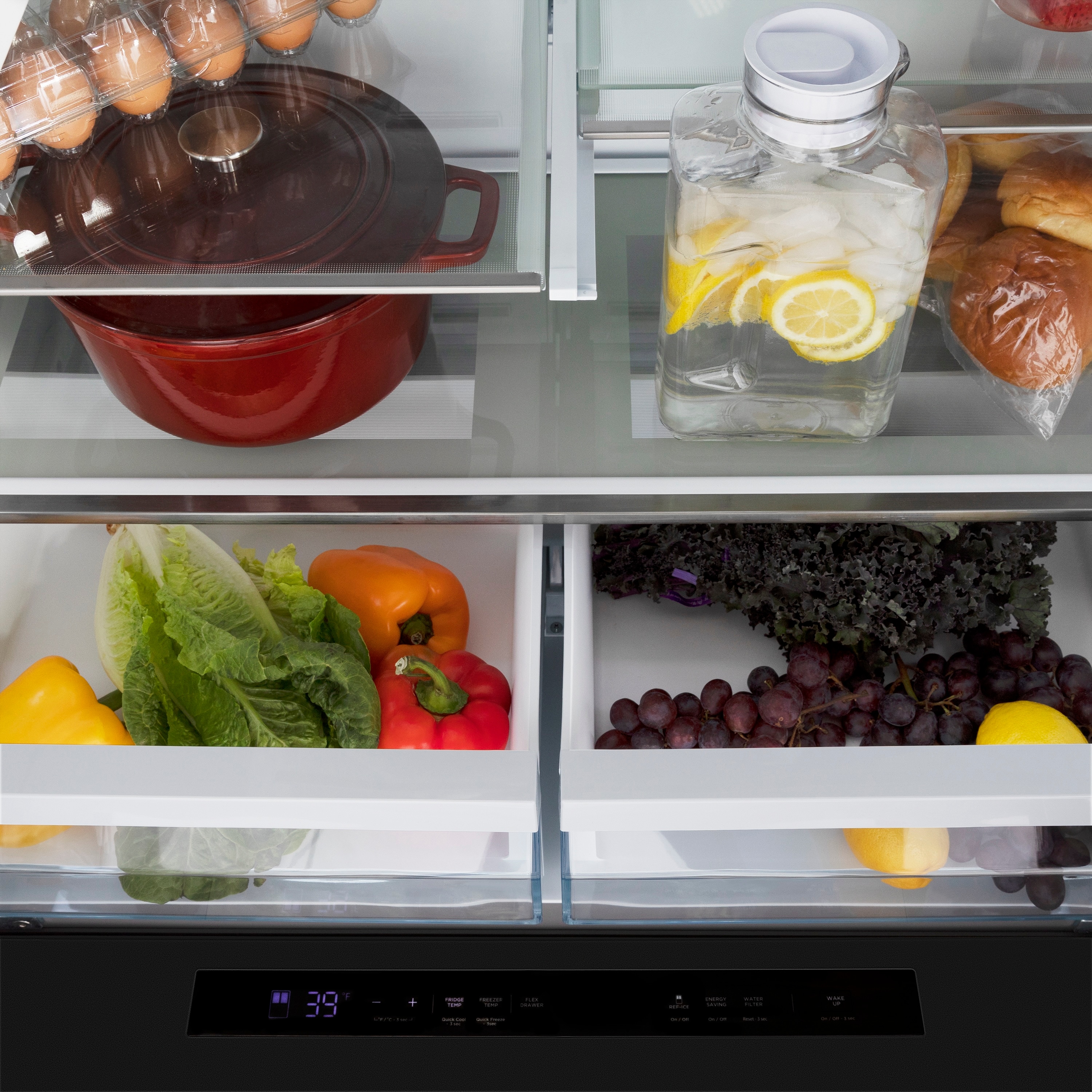 ZLINE KITCHEN & BATH RFMZ-W-36-BS-FG French-Door-Refrigerators - View #6