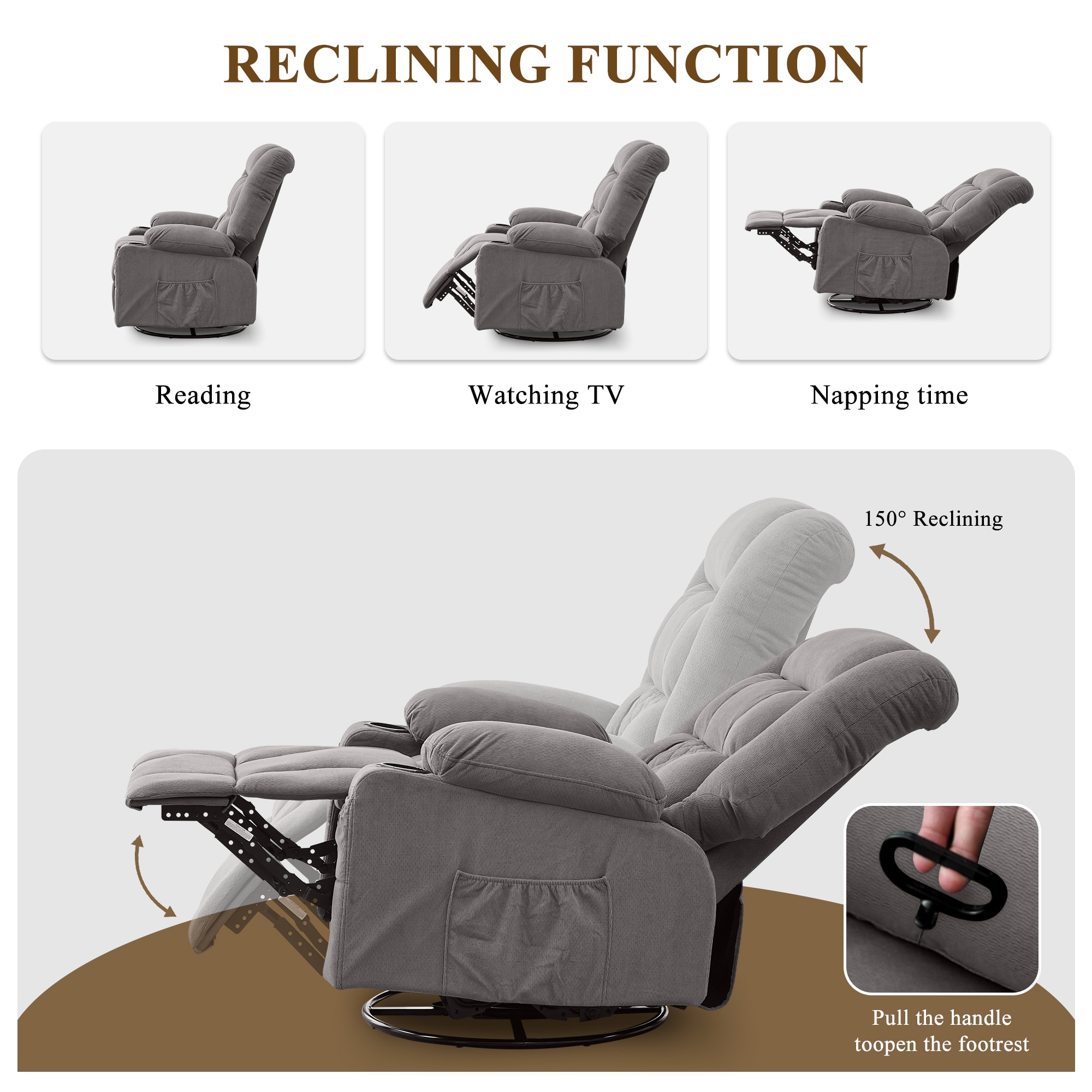 Clihome CL-VA90945 recliners - View #10