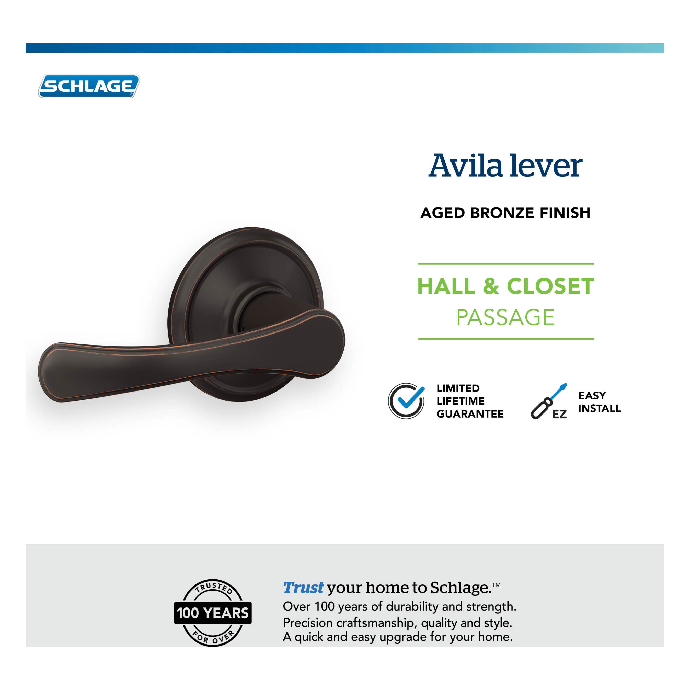Schlage F10 VLA 716 Door-Handles - View #5