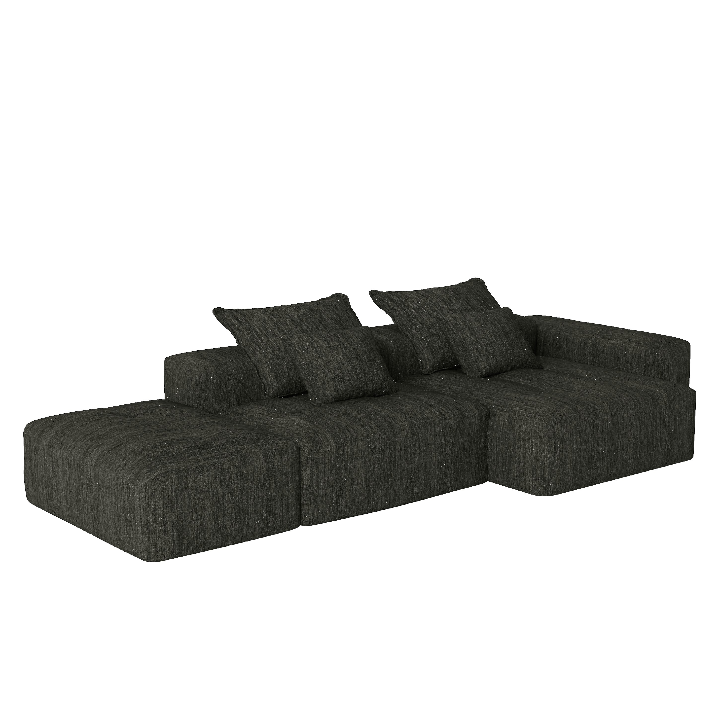 Homy Casa HJCSQJ-BK Sofas-Loveseats - View #9