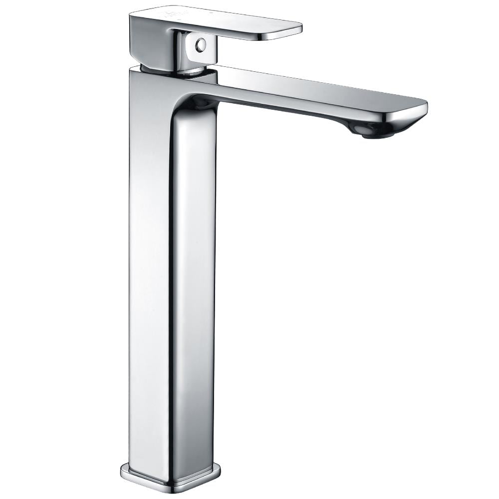 ANZZI L-AZ103 Vibra Polished chrome Vessel 1-handle Mid-arc Residential Handle Bathroom Sink Faucet