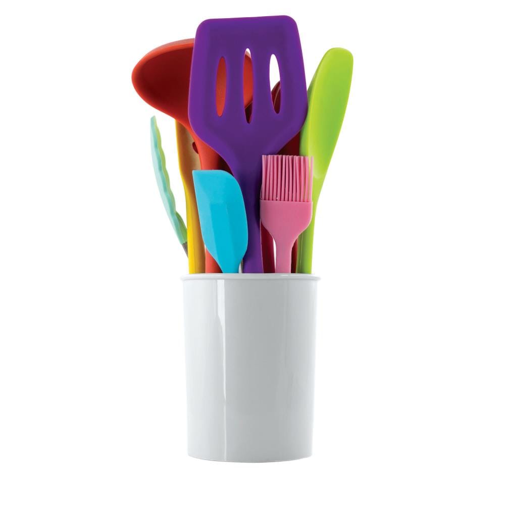 Kaluns Multi Color Utensils Wood And Silicone Cooking Utensil Set (Set of  21) HD-WSU21-MC - The Home Depot