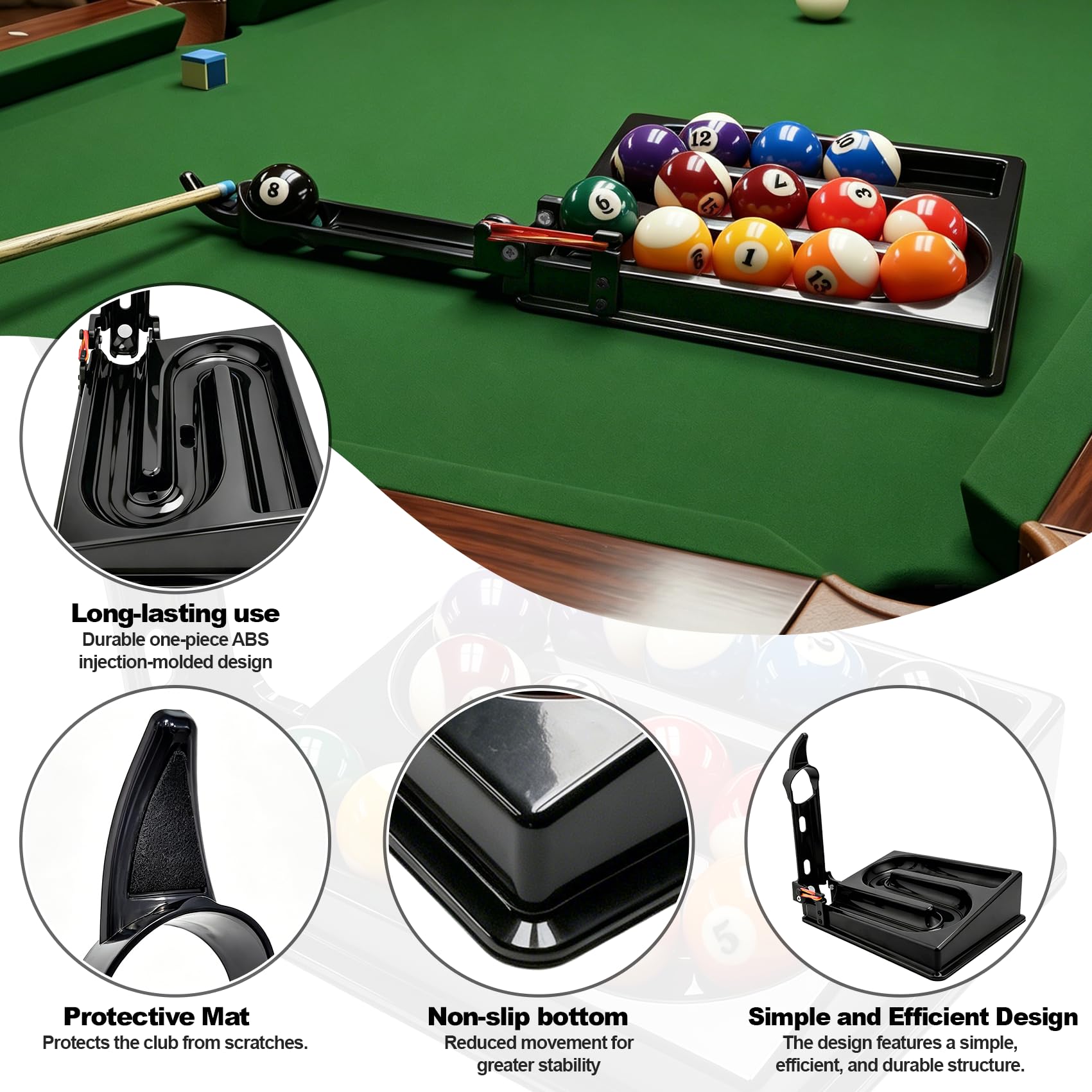 SenQWFa LDC0810Q356 Pool-Table-Accessories - View #4