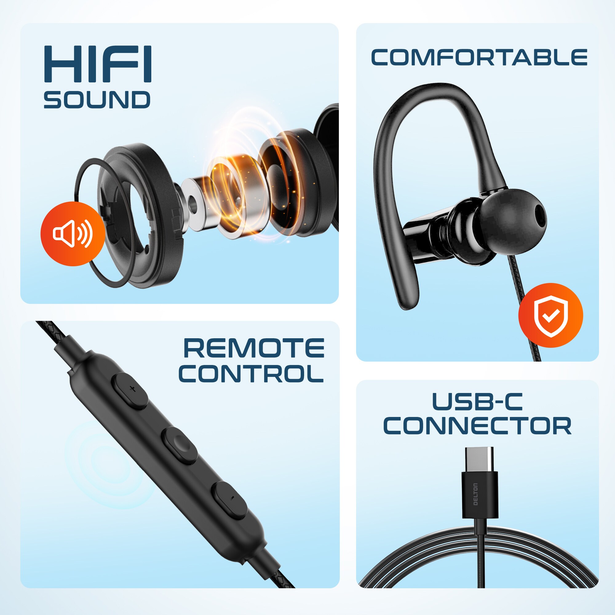 Delton DWH24ECA headphones - View #10