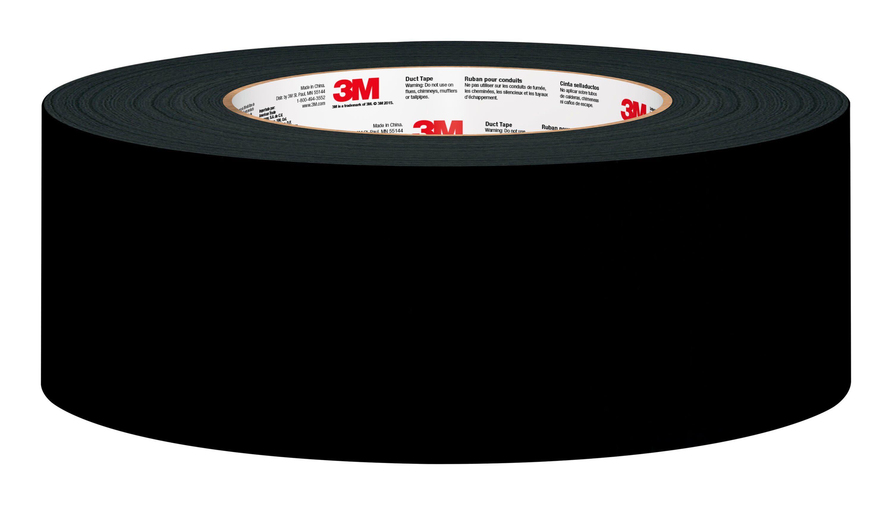 3M™ Heavy Duty Duct Tape DT11, Black, 48 mm x 54.8 m, 11 mil - The Binding  Source