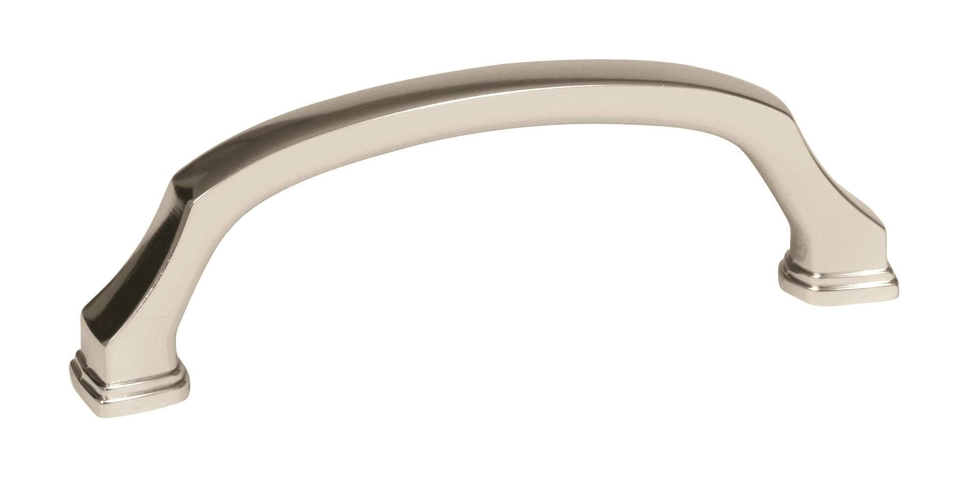 Amerock 2000662 Revitalize 3-3/4-in , 96mm Center to Center Polished Nickel Arch Handle Drawer Pulls