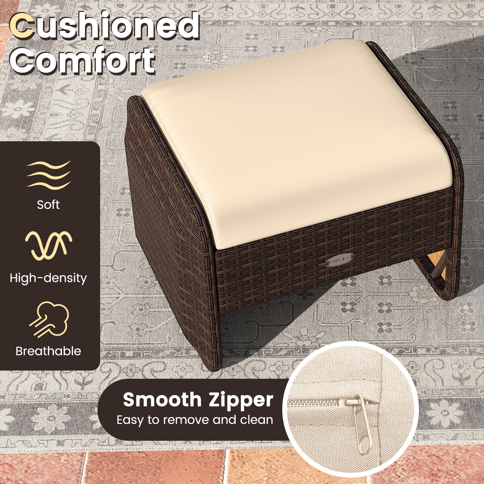  AA7288BN Stools-Ottomans - View #5