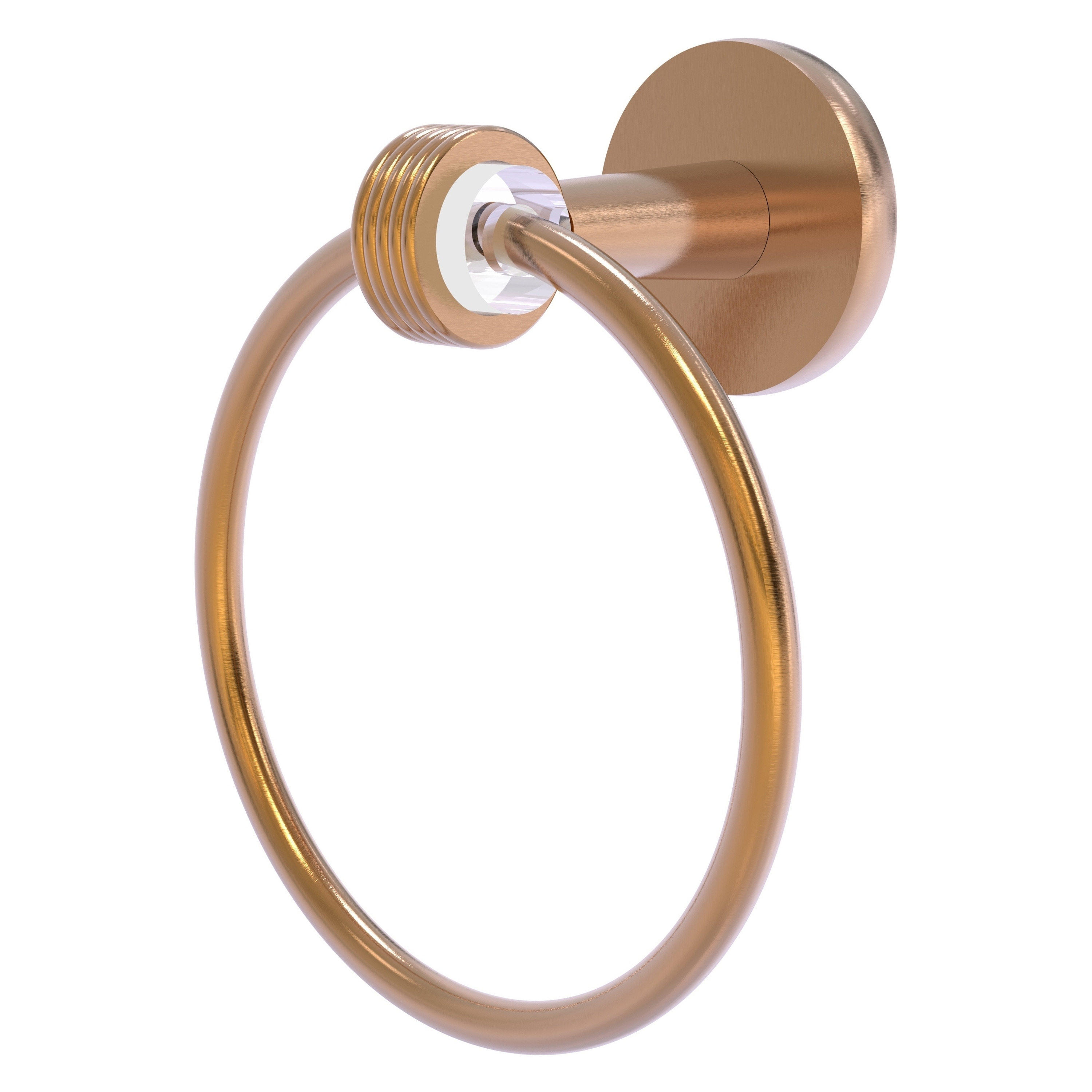 Allied Brass CV-16G-BBR Clearview Brushed Bronze Wall mount Single Towel Ring
