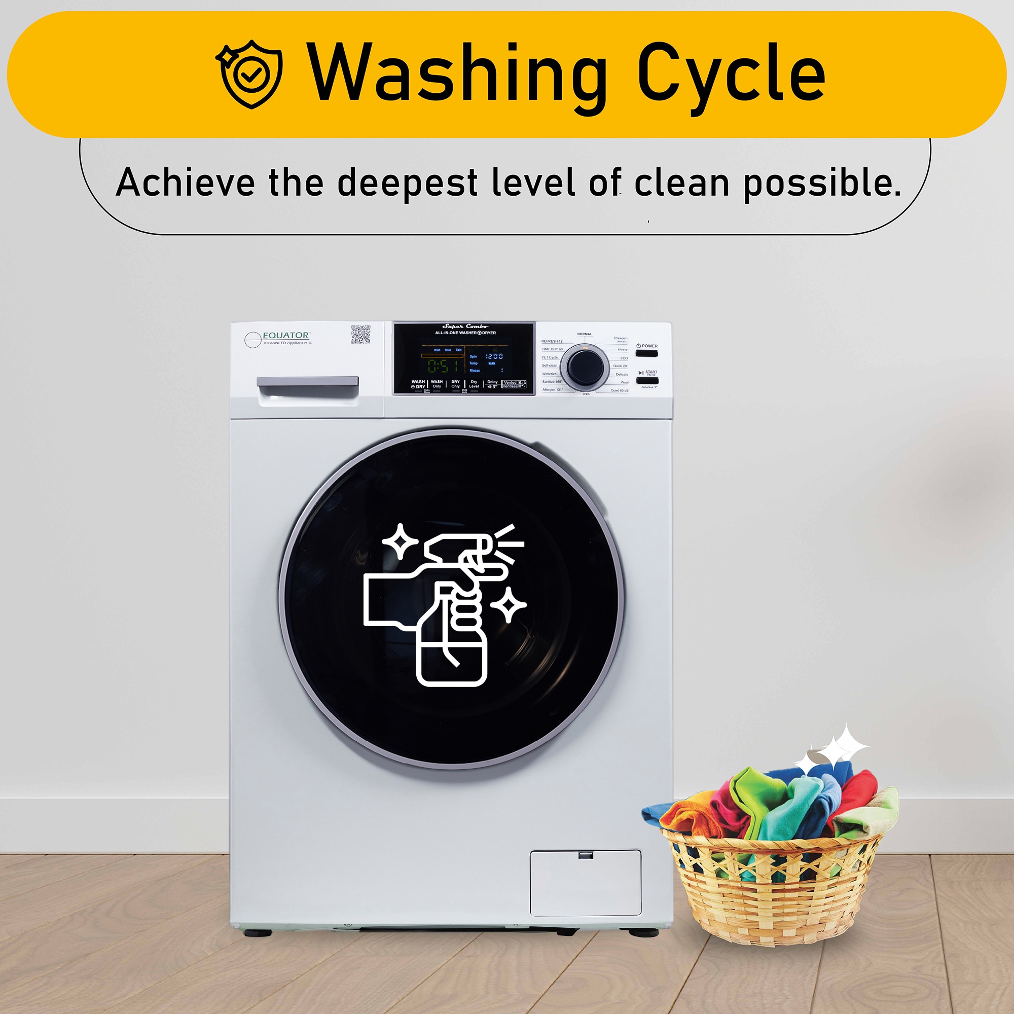 Equator Advanced Appliances EZ 4600 W Combination-Washers-Dryers - View #15