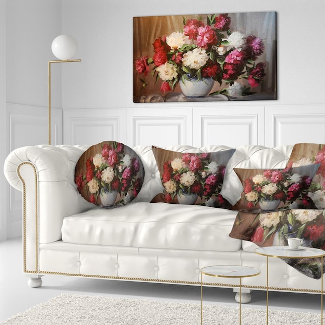Designart 20-in H x 40-in W Floral Print on Canvas in the Wall Art ...