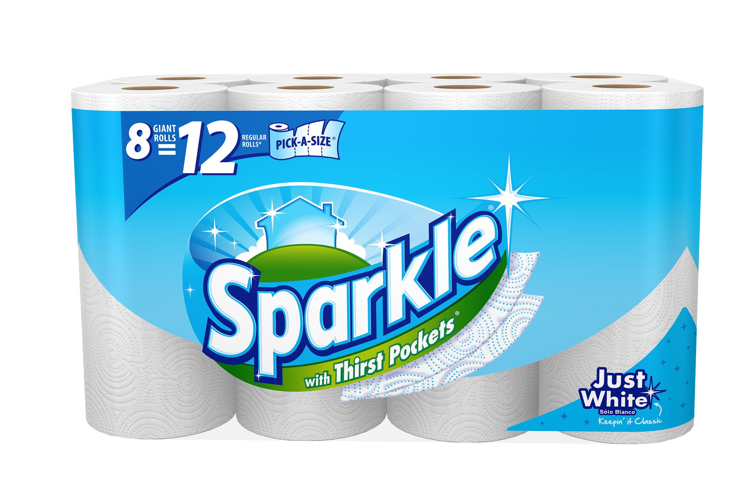 sparkle brand paper towels